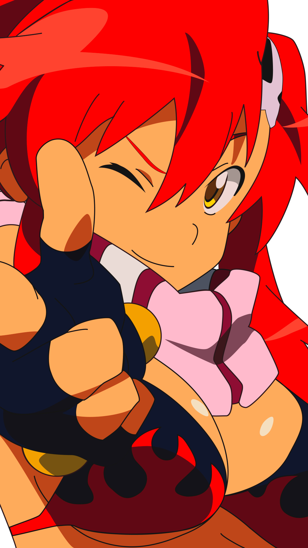 Tengen Toppa Gurren Lagann, Anime phenomenon, Unforgettable characters, 1080x1920 Full HD Phone