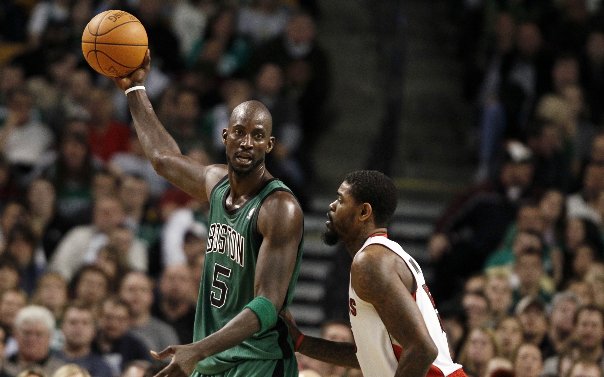 Raptors vs Celtics, Kevin Garnett Wallpaper, 1920x1200 HD Desktop