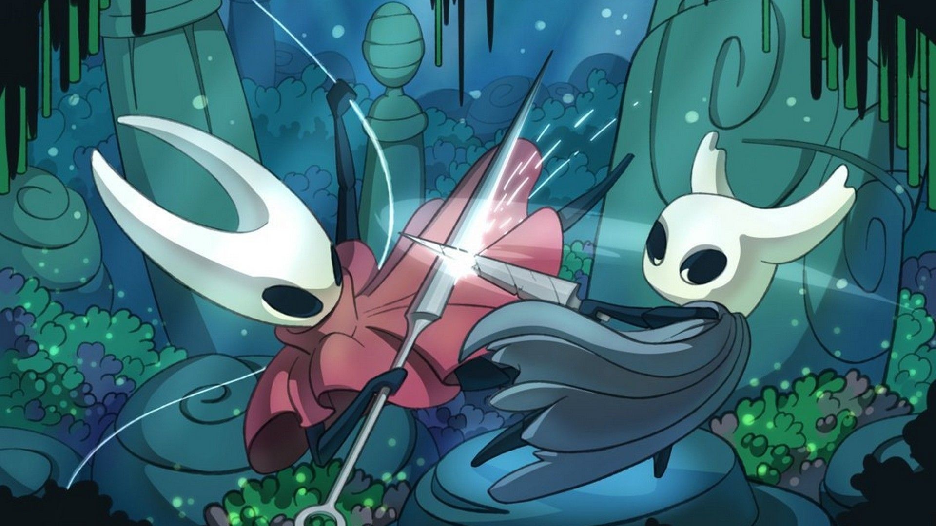 Hornet, The Knight, Greenpath, Full HD Desktop wallpaper