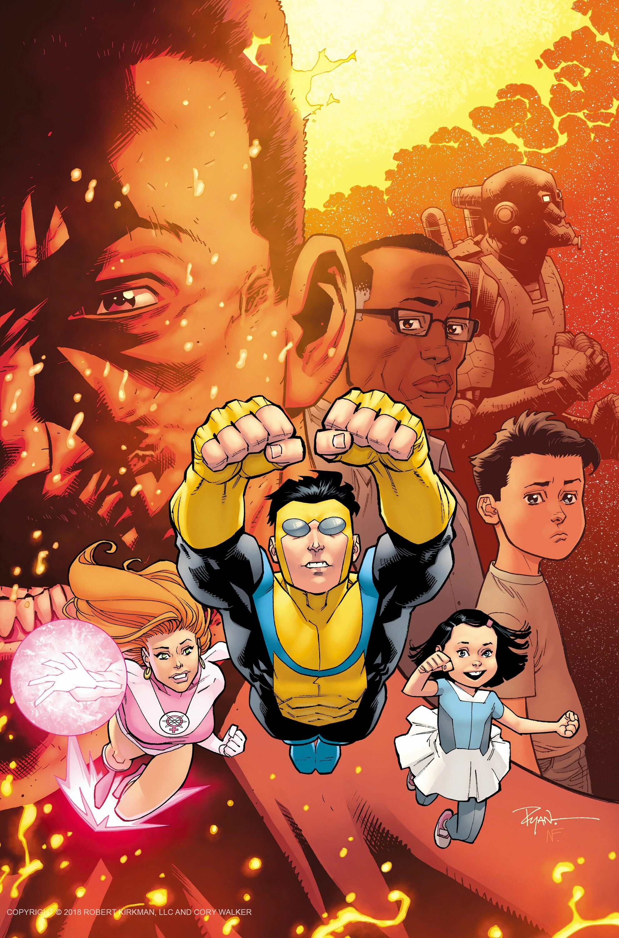 Invincible, Stunning wallpapers, Superhero saga, Exciting visuals, 1990x3000 HD Phone