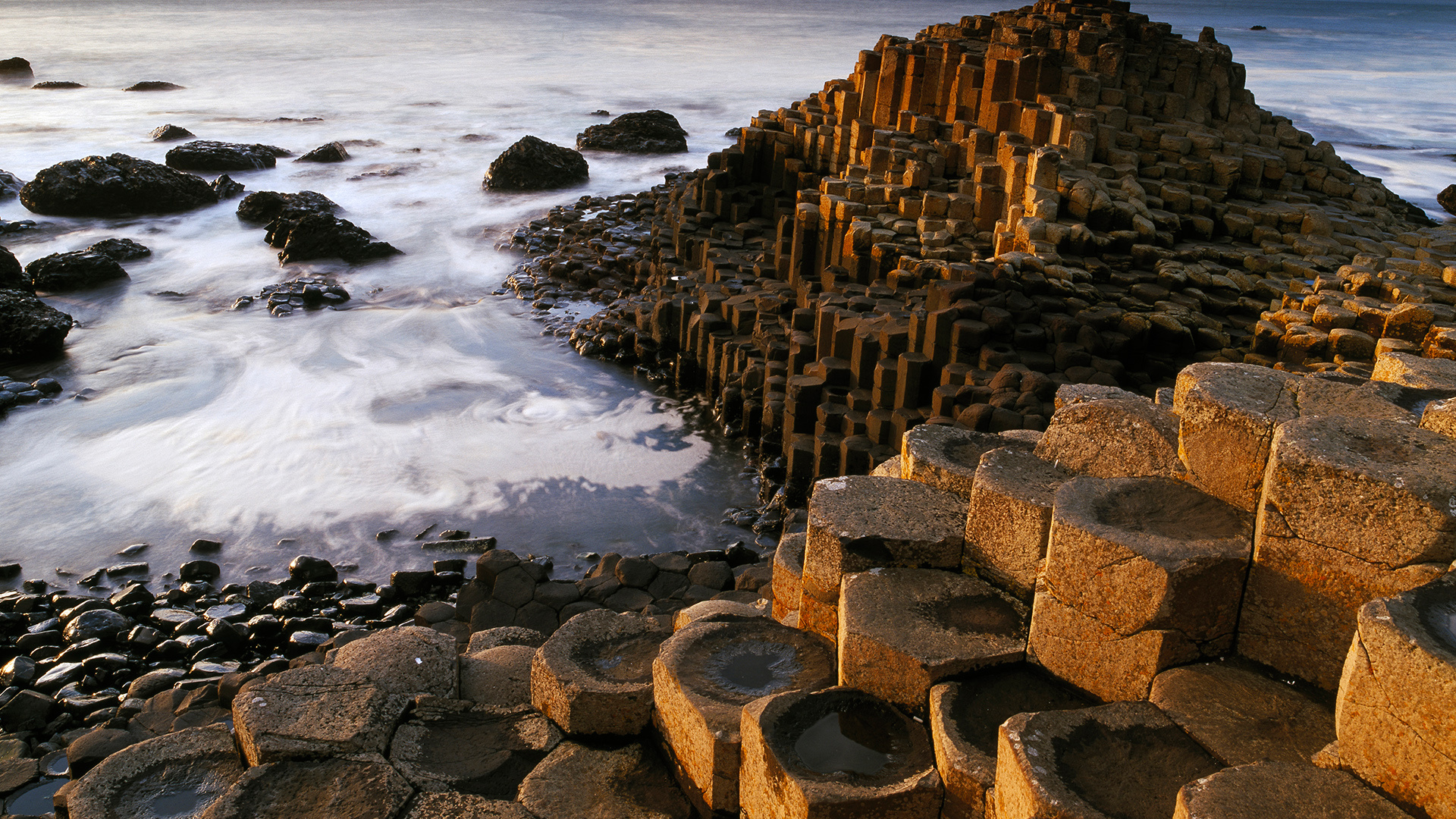 Giants Causeway, County Antrim, UK spotlight images, Northern Ireland beauty, 1920x1080 Full HD Desktop