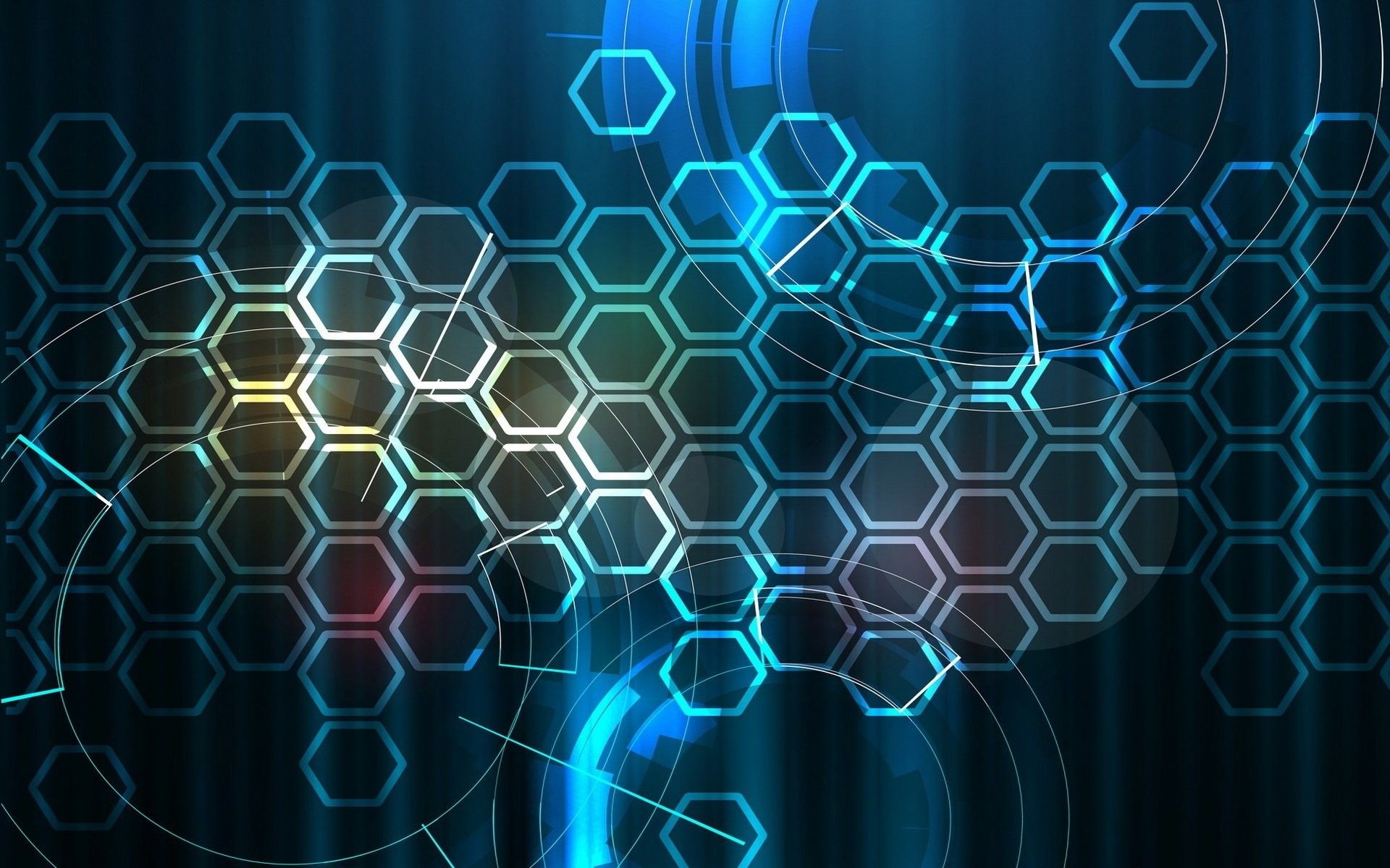 Blue hexagon wallpapers, High-resolution images, Geometric design, Modern background, 1920x1200 HD Desktop