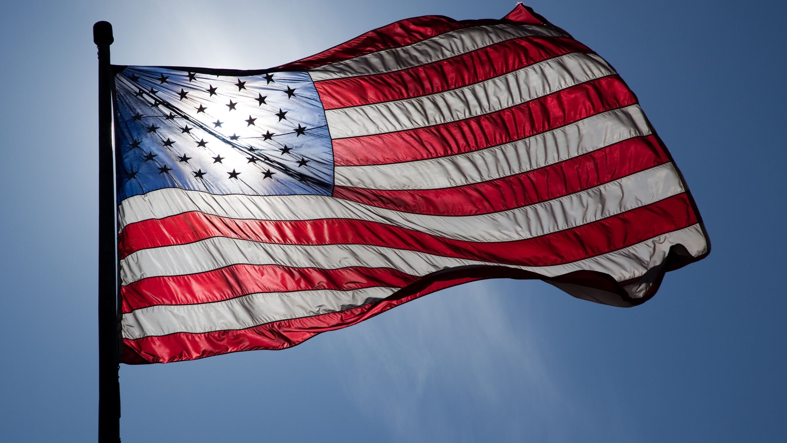 American flag tribute, High-resolution beauty, Captivating backgrounds, Remarkable photos, 2560x1440 HD Desktop