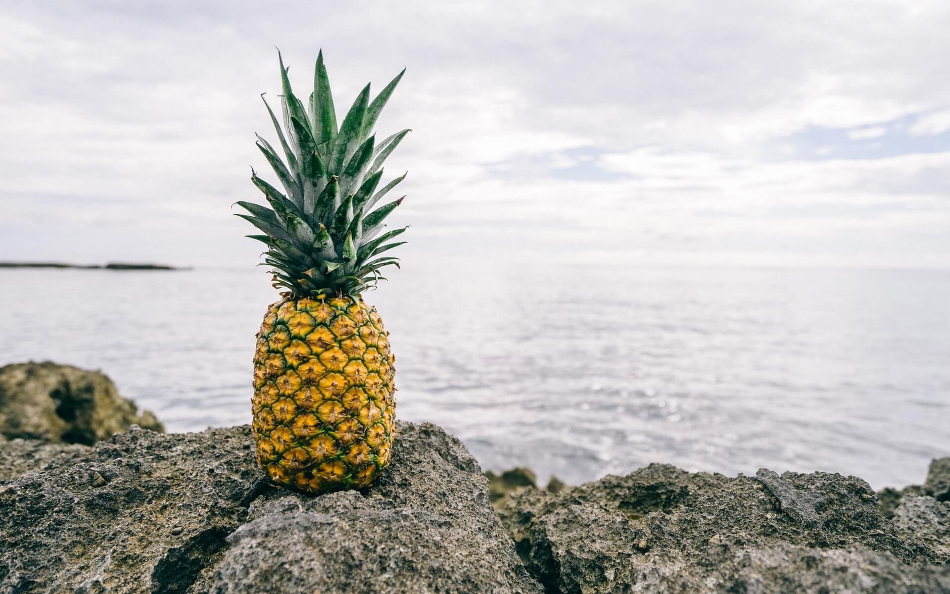 HD desktop wallpaper, Pineapple, Vibrant, Refreshing, 1920x1200 HD Desktop