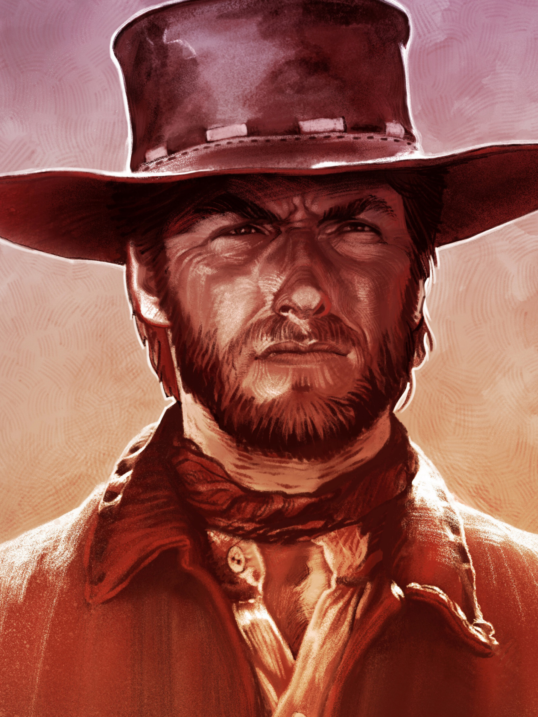 Ilya Golitsyn, The Good, The Bad and The Ugly, Portraits, Masterful artwork, 2050x2740 HD Phone