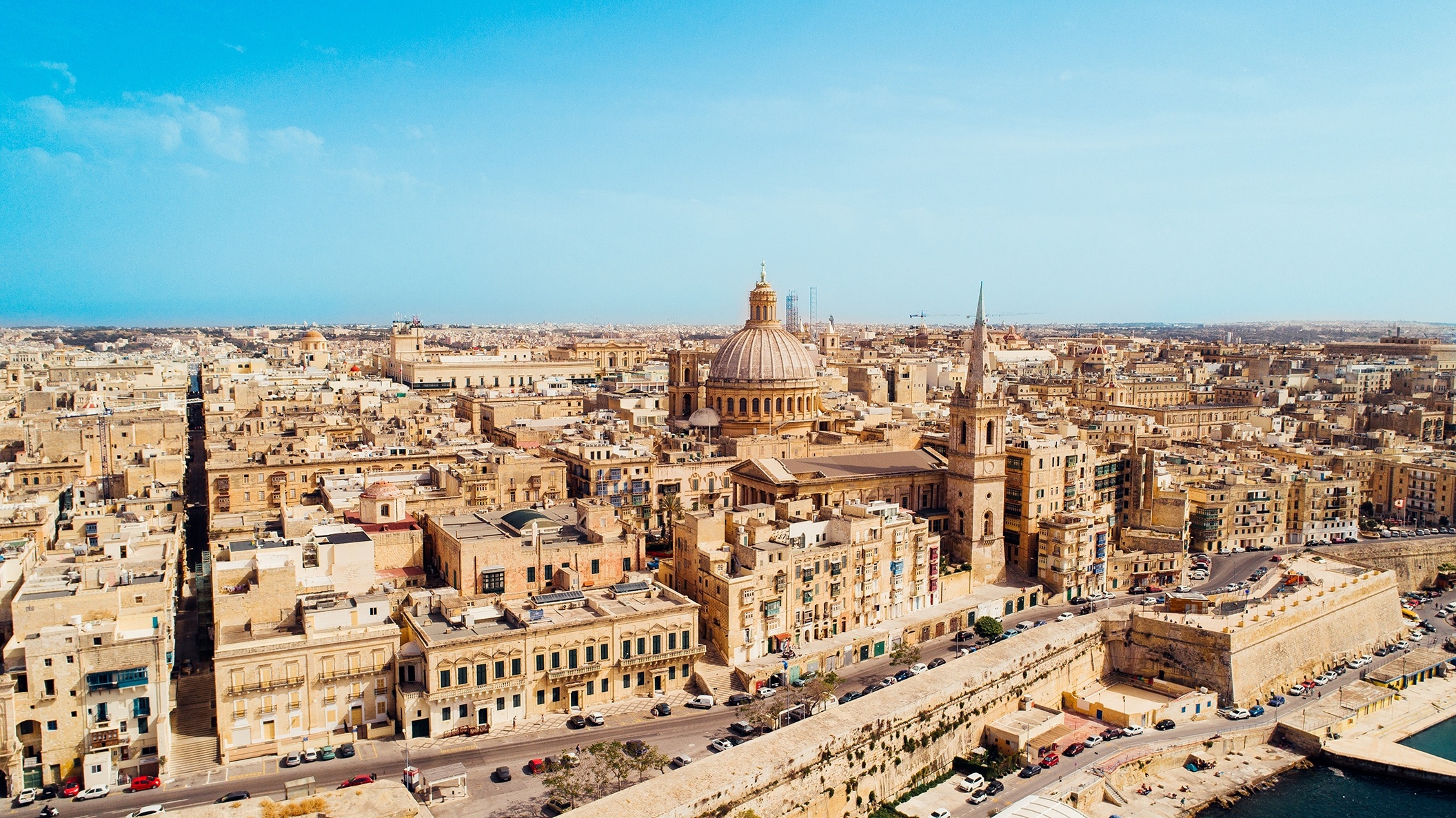 Valletta, First-time visitors, Sandy beaches, Historical gems, 2120x1190 HD Desktop