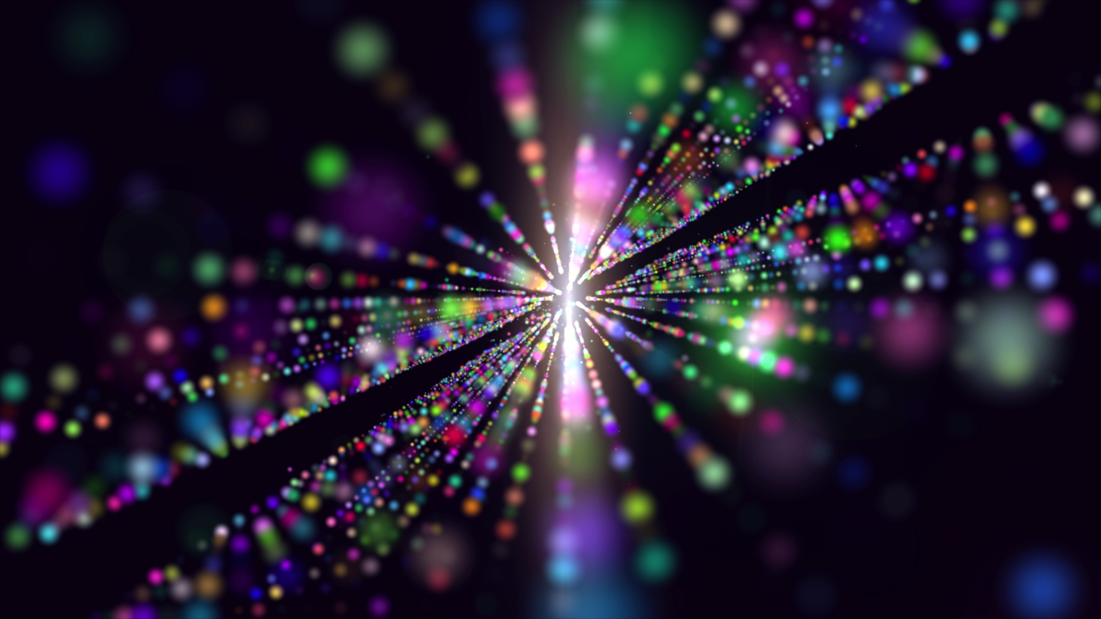 Colorful laser dots, Abstract wallpaper, 4K resolution, High definition, 3840x2160 4K Desktop