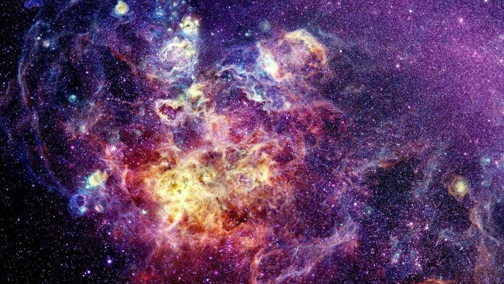 Galaxy, Holographic Wallpaper, 1920x1080 Full HD Desktop