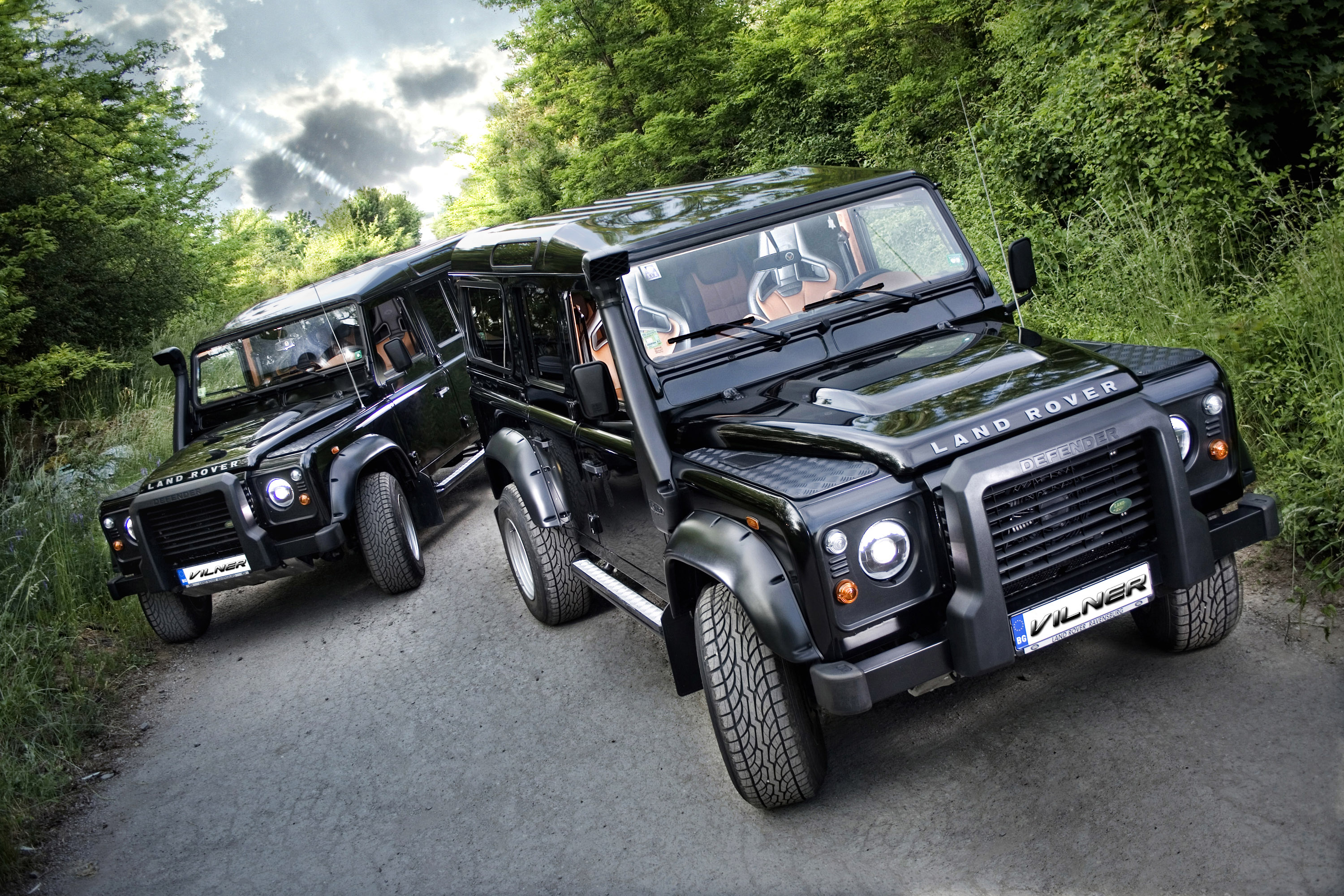 Land Rover Defender, Auto offroad wallpaper, Vilner customization, 2011 model, 3000x2000 HD Desktop