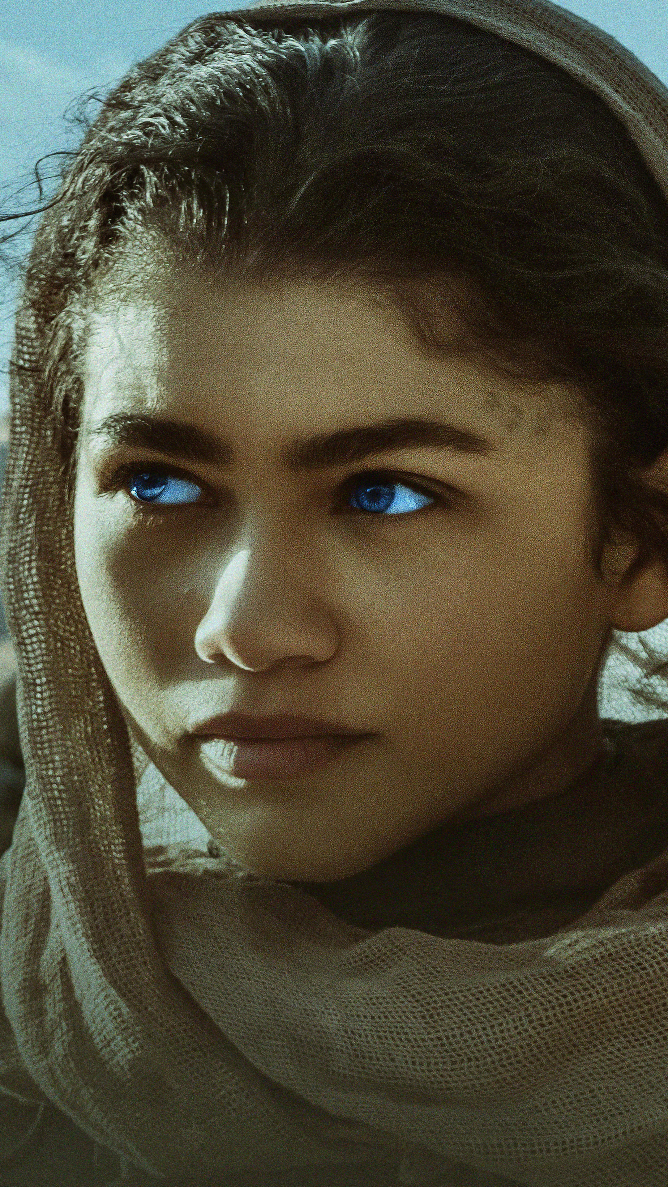 Chani, Zendaya, Dune movie, Xperia wallpapers, 2160x3840 4K Phone