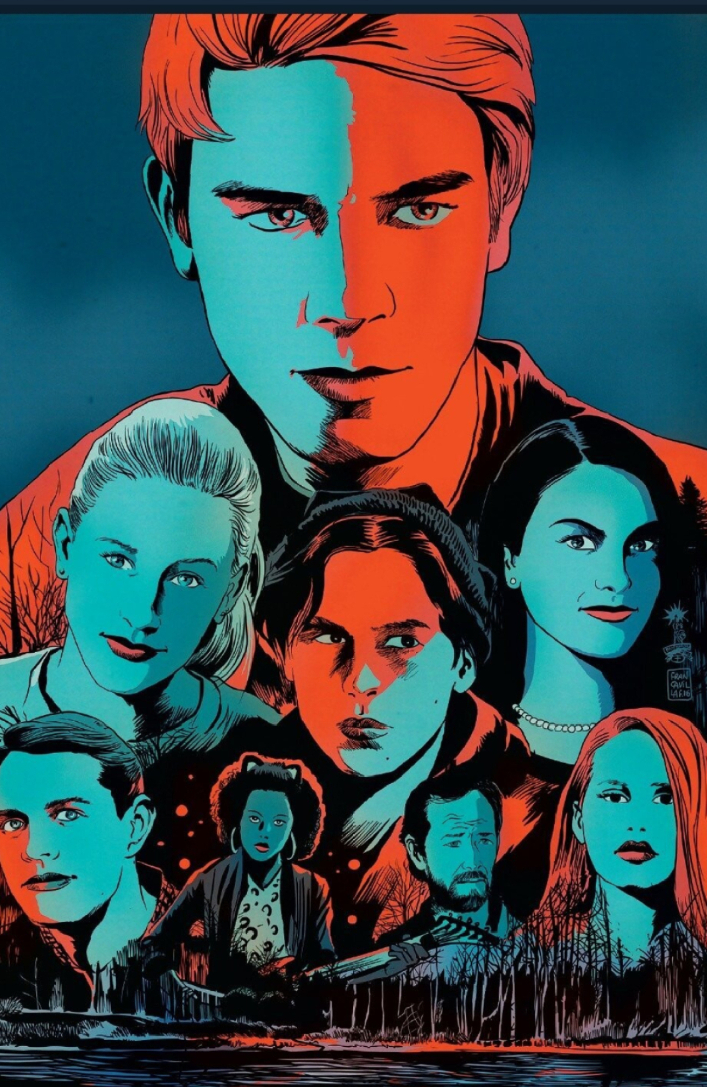 Road to Riverdale, Waid Mark, Zdarsky Chip, Hughes Adam, 1400x2160 HD Phone