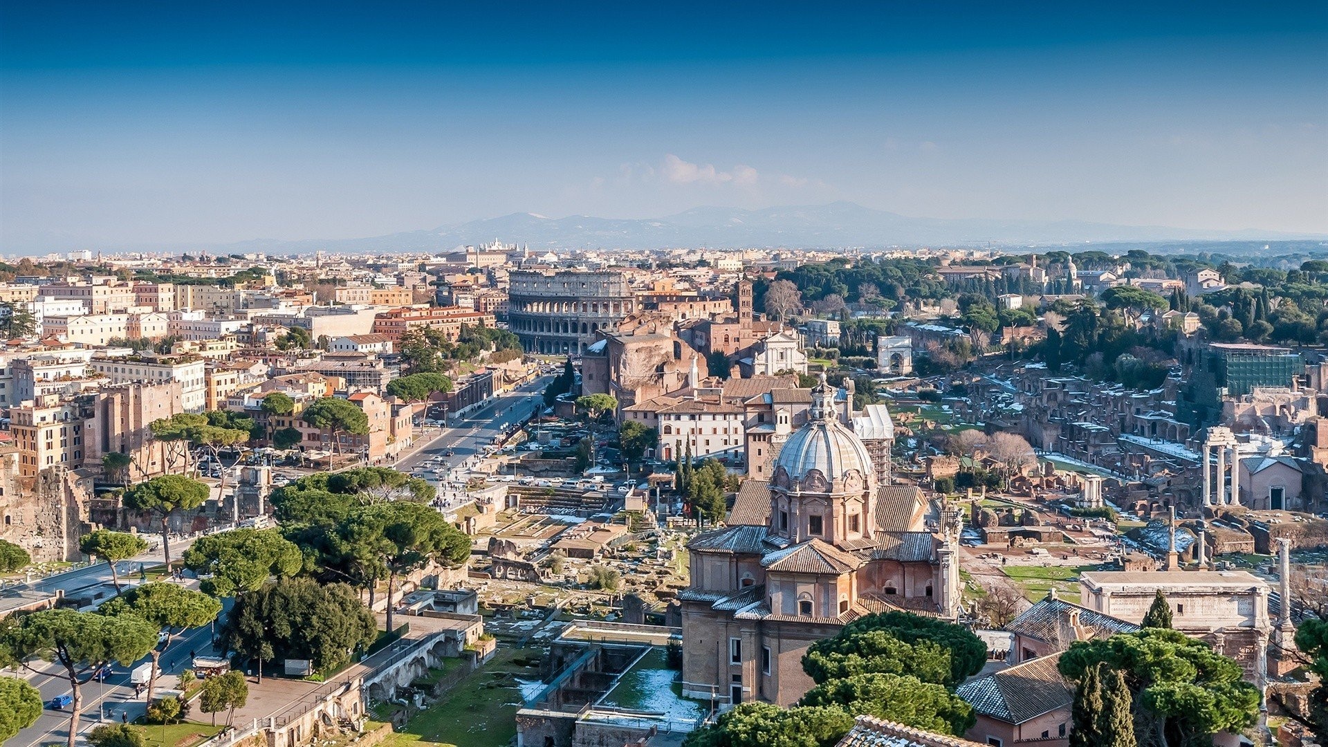 Rome, Italy, Vibrant atmosphere, Cultural tapestry, Endless enchantment, 1920x1080 Full HD Desktop