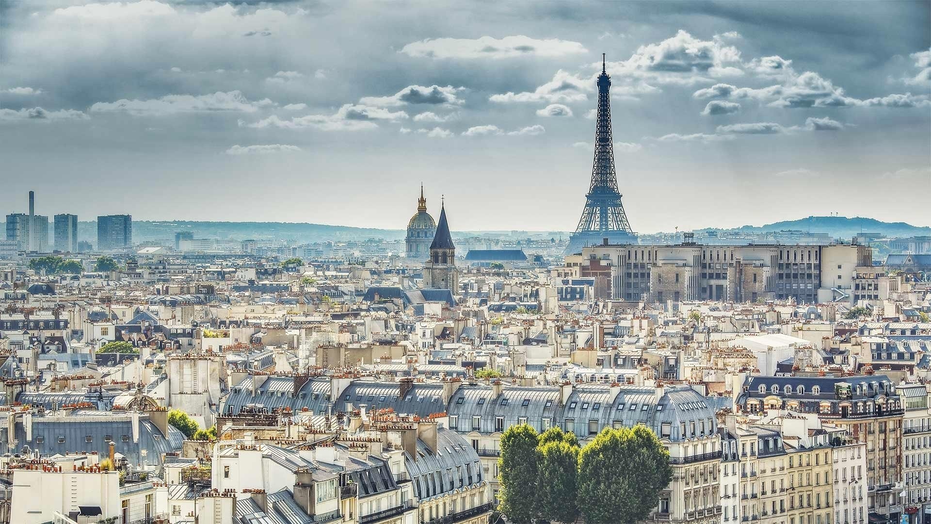 Paris Travels, Iconic landmarks, Romantic cityscape, French cuisine, 1920x1080 Full HD Desktop