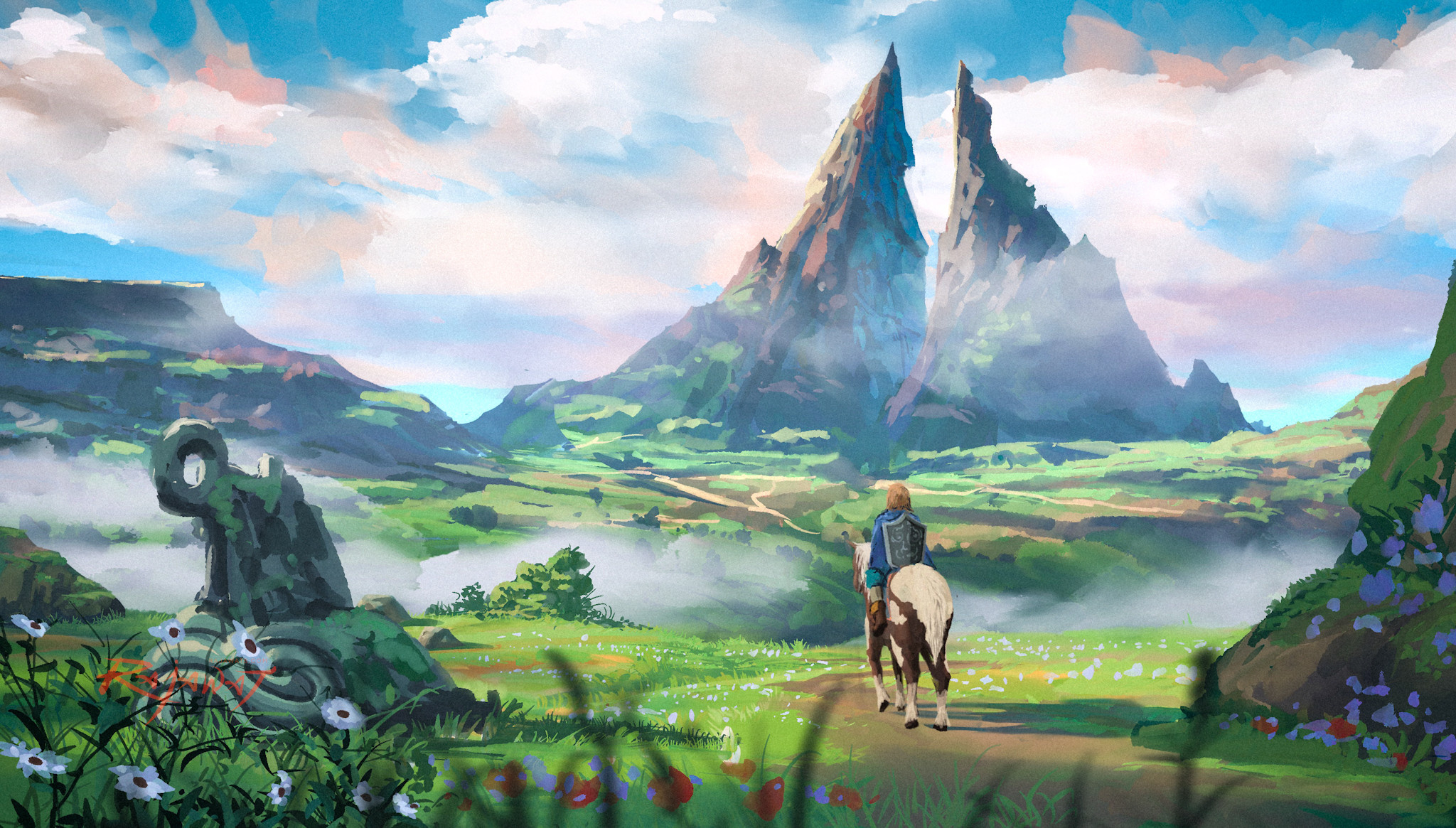 Hyrule, Legend of Zelda: Breath of the Wild Wallpaper, 2050x1170 HD Desktop