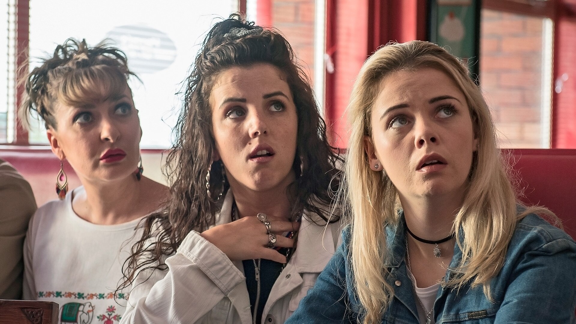 Derry Girls TV Series, Girls' school troubles, Northern Ireland setting, Hilarious comedy, 1920x1080 Full HD Desktop