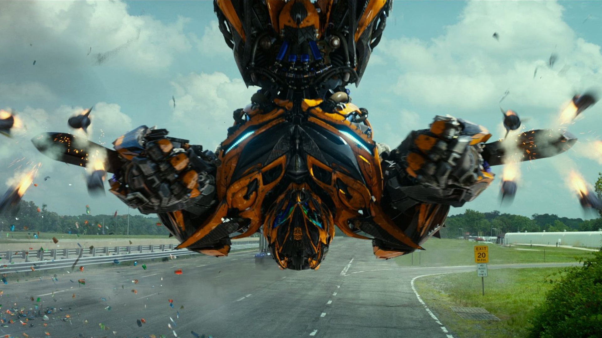 Bumblebee transformers, Age of extinction, 1920x1080 Full HD Desktop