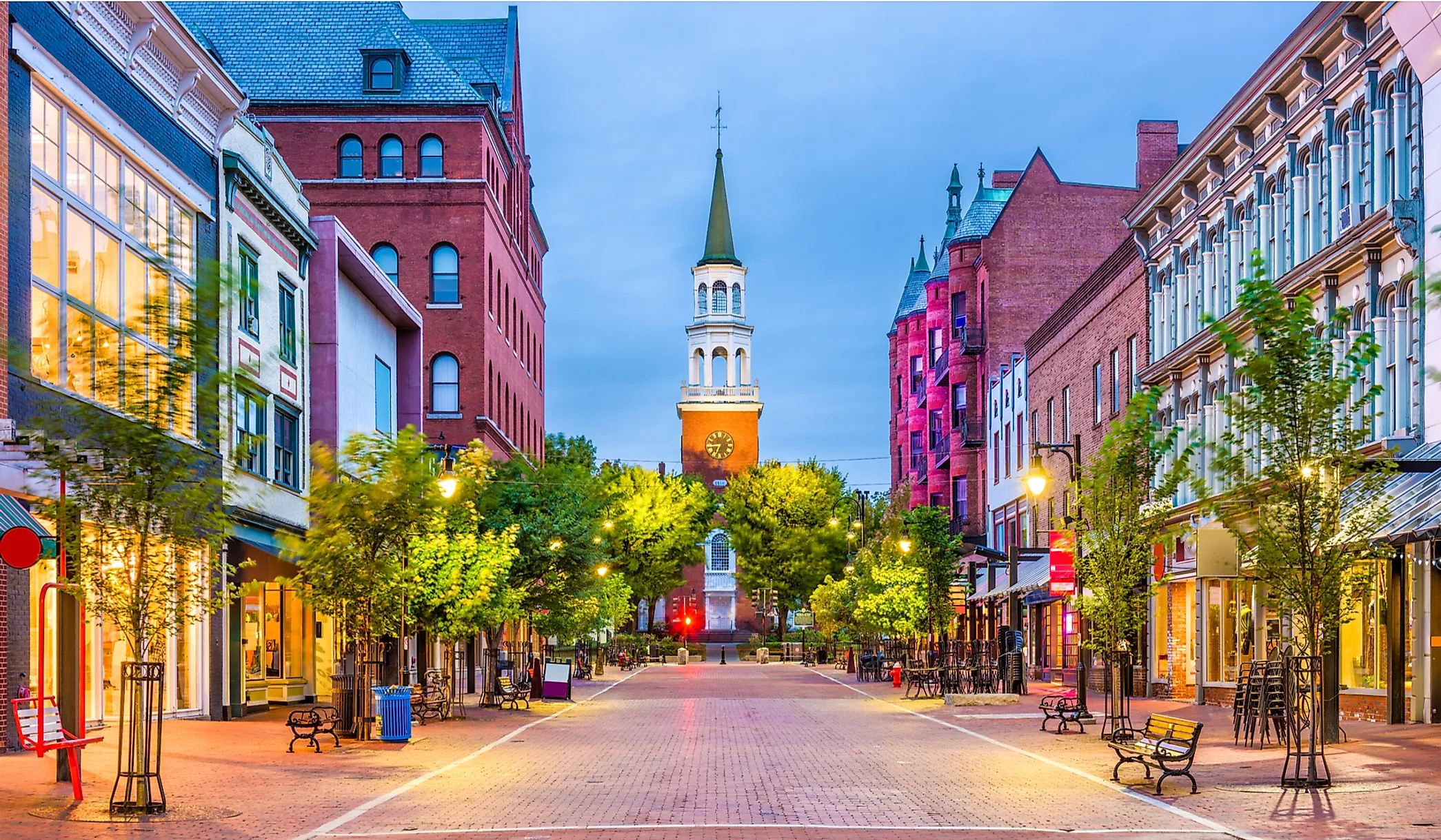 Burlington Vermont, Vibrant city, Local culture, Waterfront charm, 2090x1220 HD Desktop