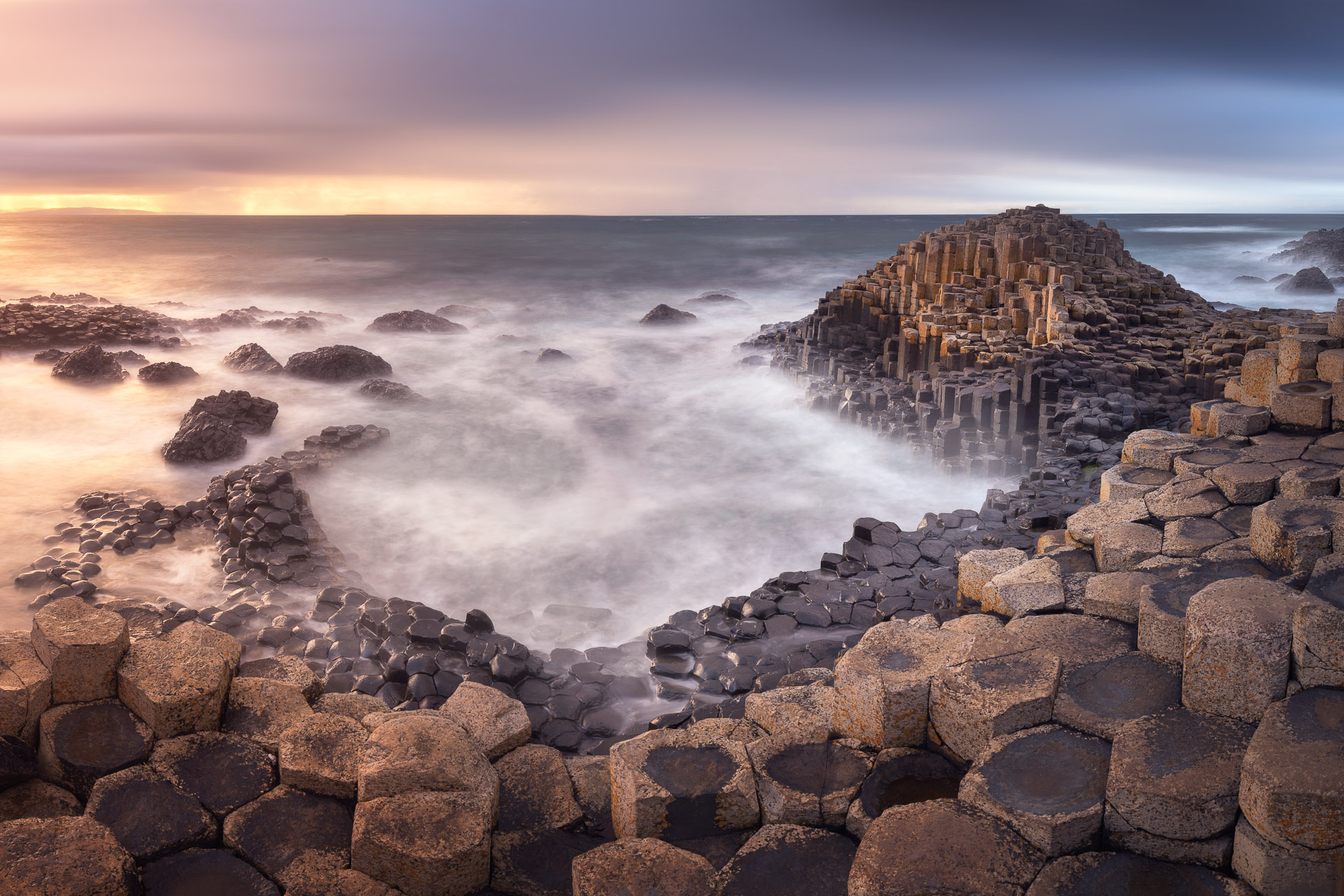 Giant Causeway, Evening, Northern Ireland, United Kingdom, 1960x1310 HD Desktop