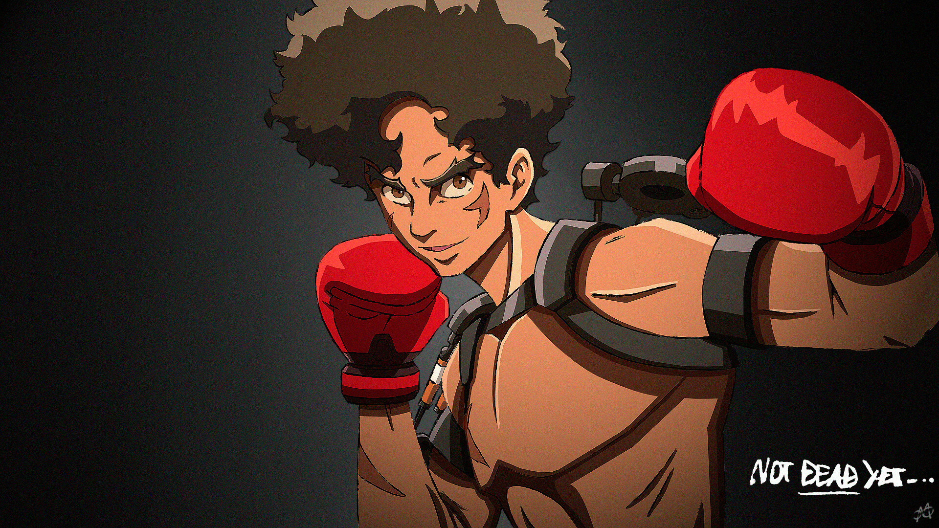 Megalo Box, Anime series, Boxing theme, Underdog story, 1920x1080 Full HD Desktop