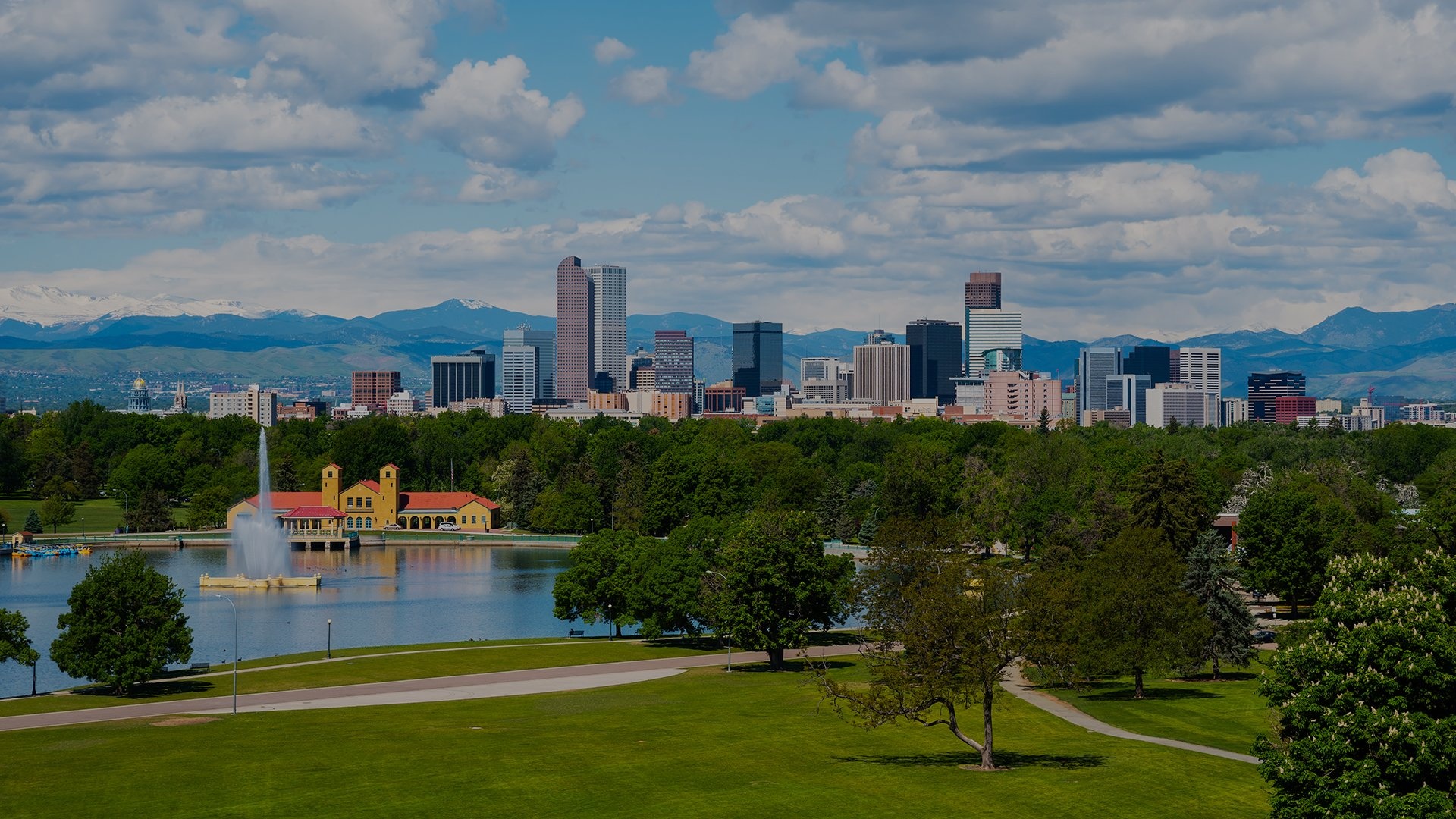 Denver Skyline, Apartments in Denver, Powderhorn apartments, 1920x1080 Full HD Desktop