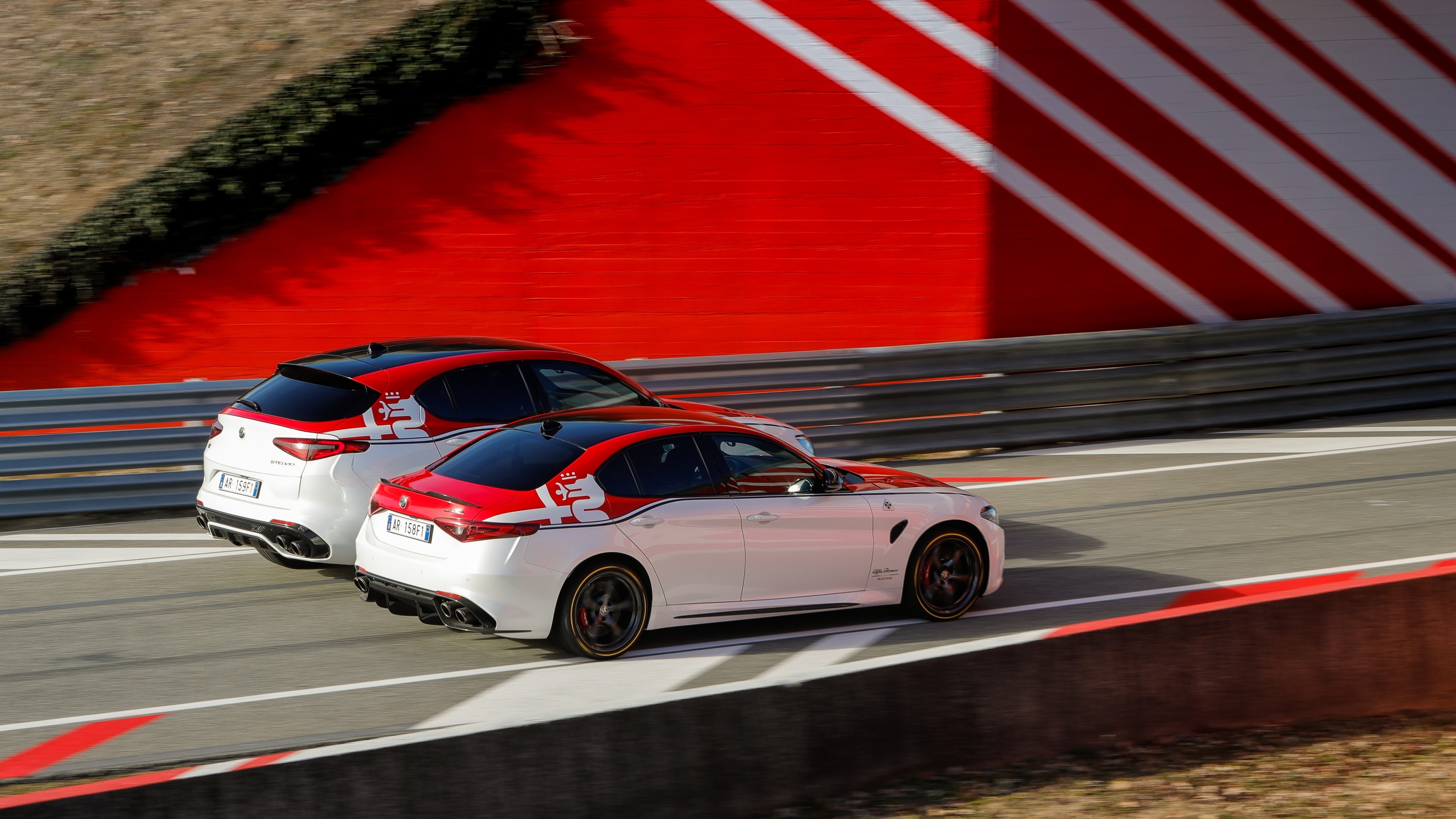 Alfa Romeo Giulia, Geneva Motor Show, Wallpaper collection, 3840x2160 4K Desktop