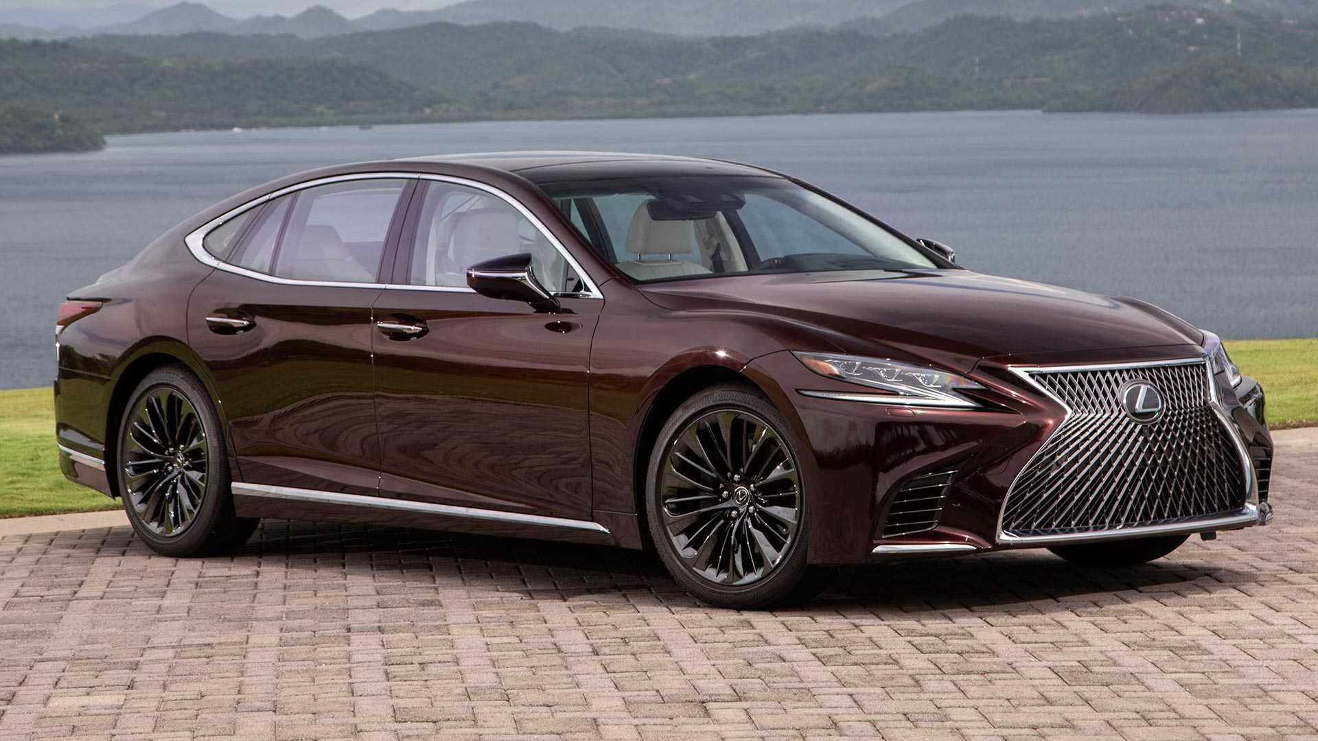 Lexus LS, Inspiration series, Garnet paint, 1920x1080 Full HD Desktop