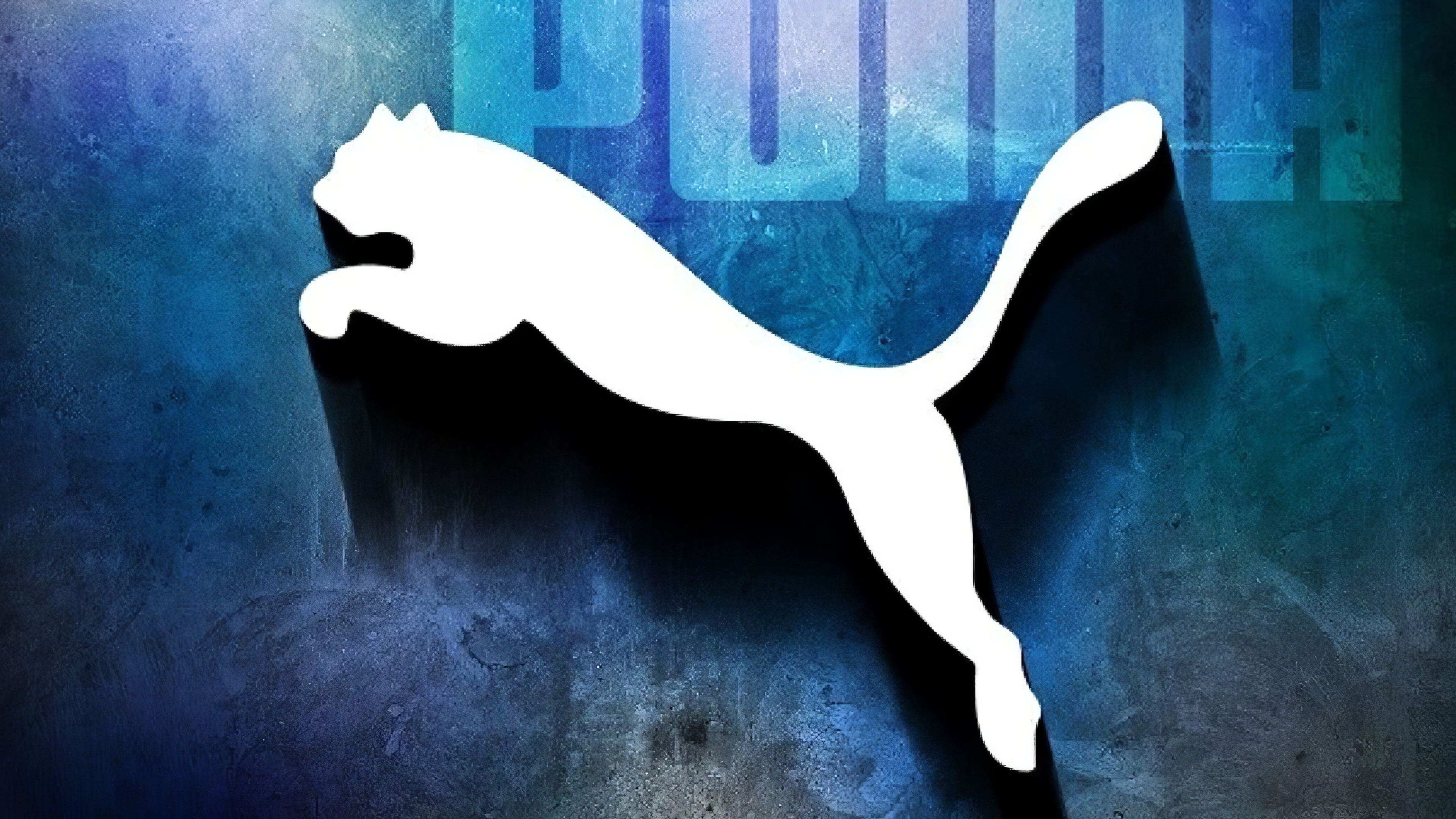 3D logo, Puma Wallpaper, 3840x2160 4K Desktop