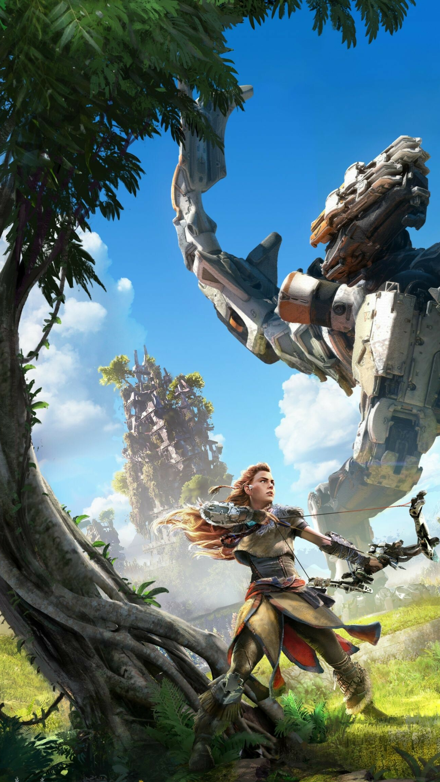 Horizon Zero Dawn, Desktop wallpapers, Gaming, Nature, 1440x2560 HD Phone