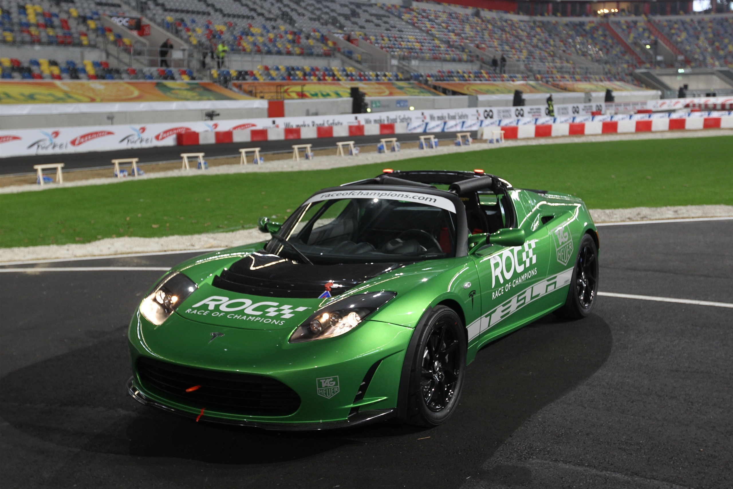 Tesla Roadster, Race of Champions (ROC) Wallpaper, 2560x1710 HD Desktop