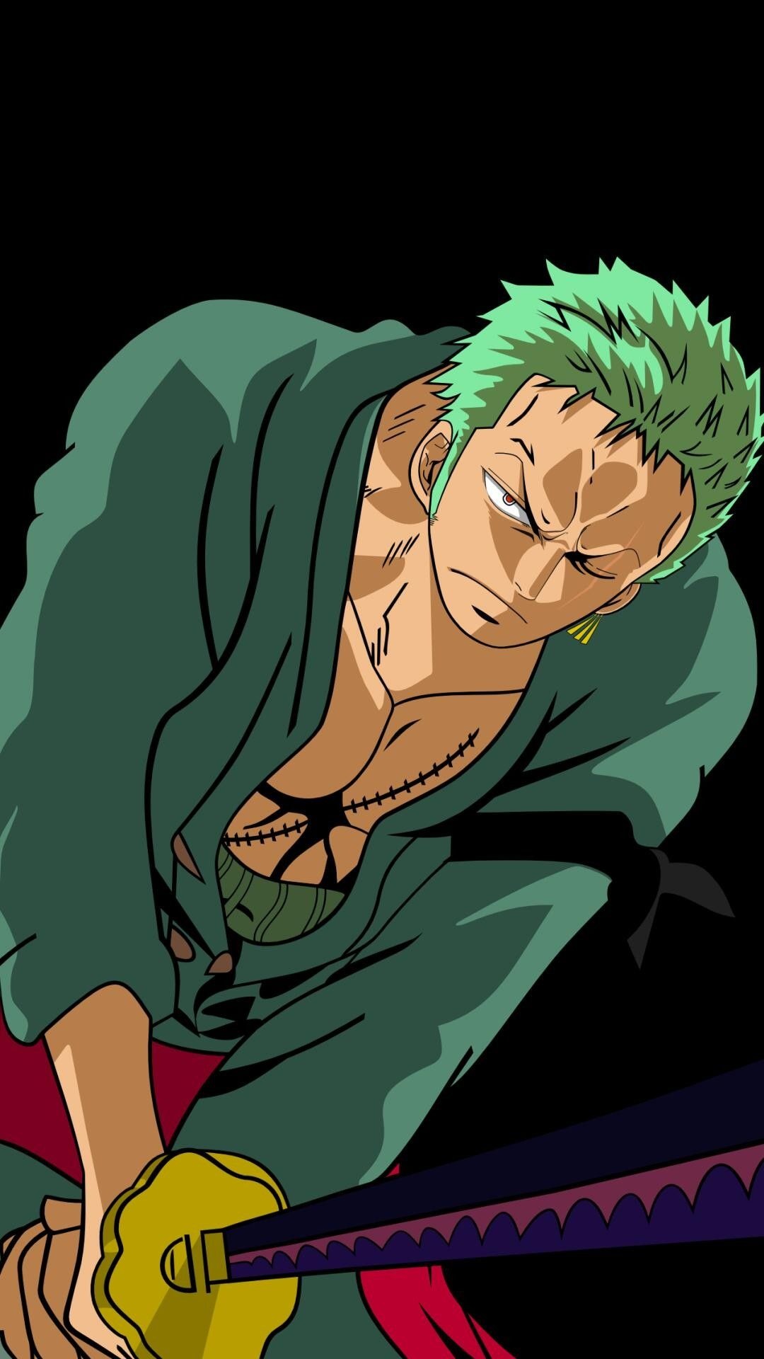 Roronoa Zoro, Shusui katana, One Piece, Full HD Phone wallpaper
