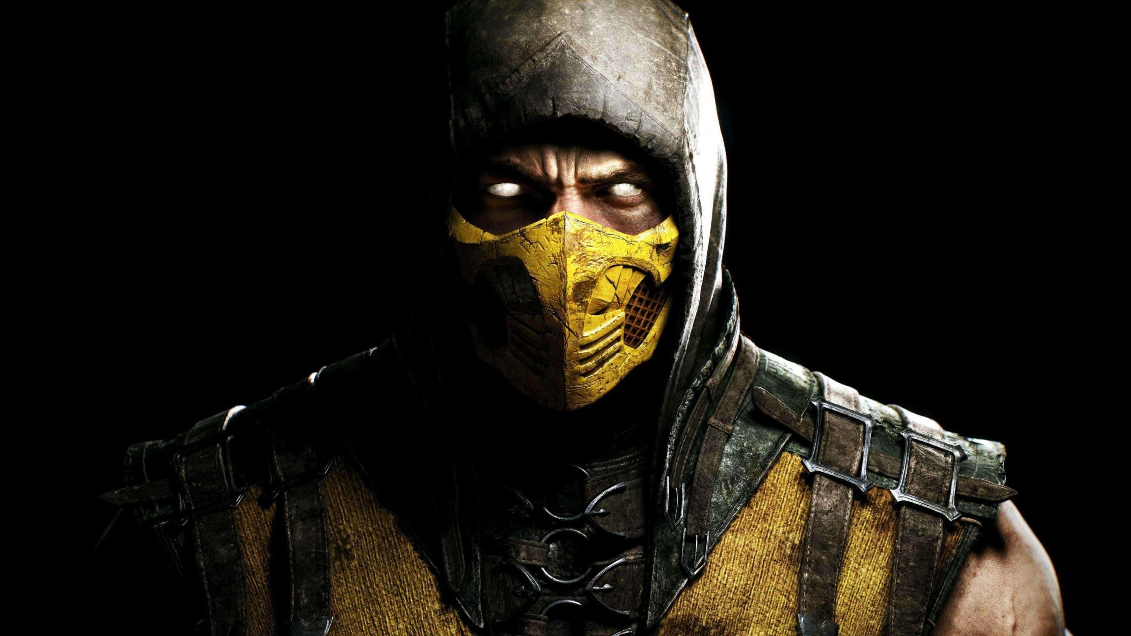 Scorpion, Mortal Kombat, HD games, Thrilling battles, 3840x2160 4K Desktop