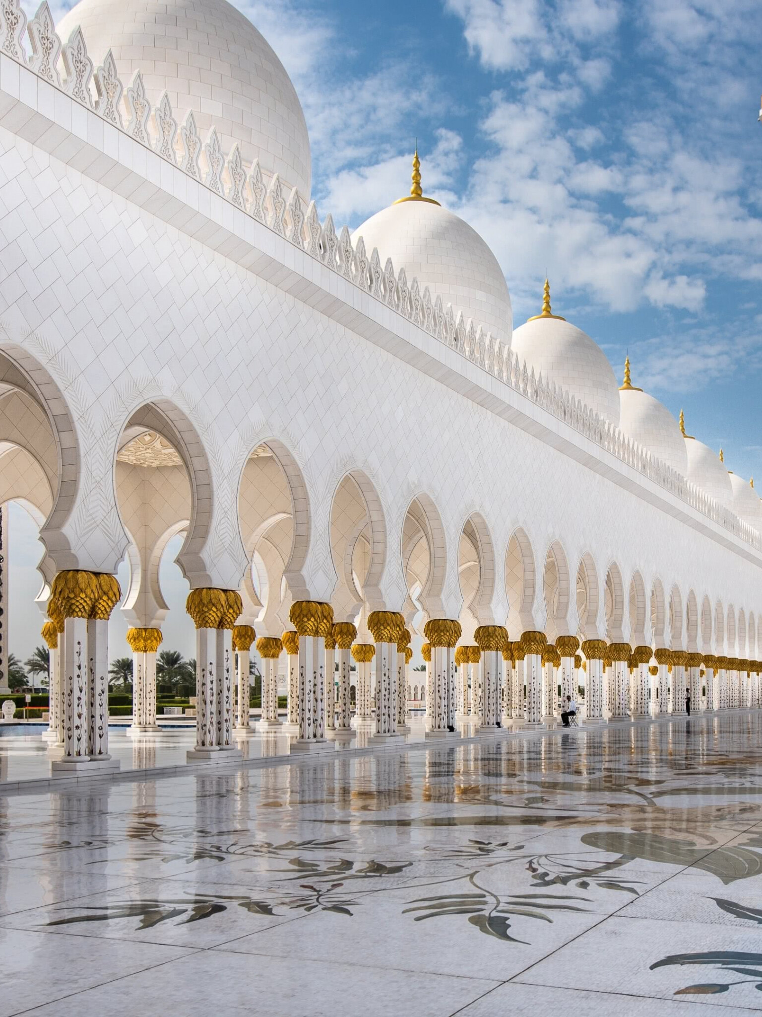 Sheikh Zayed Mosque, United Arab Emirates Wallpaper, 1540x2050 HD Phone