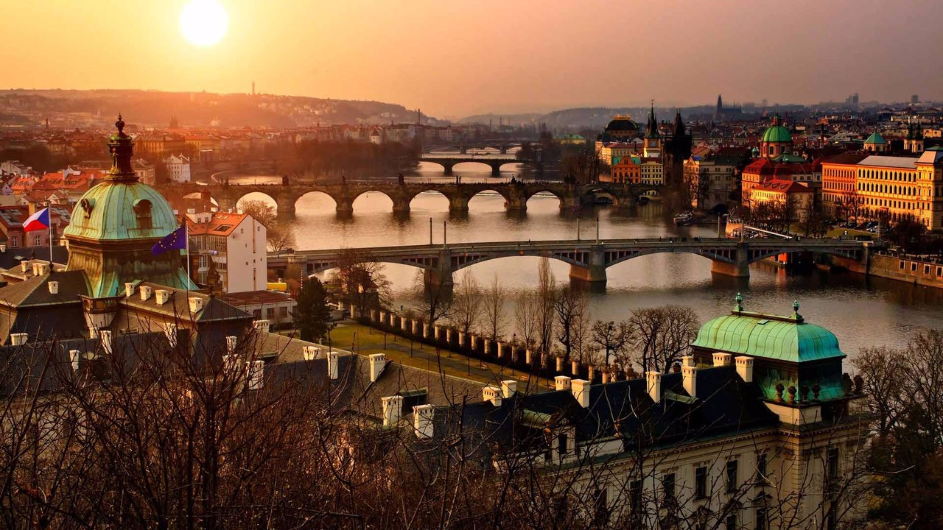 Prague travels, Czech Republic, Stunning wallpapers, Cultural heritage, 3840x2160 4K Desktop