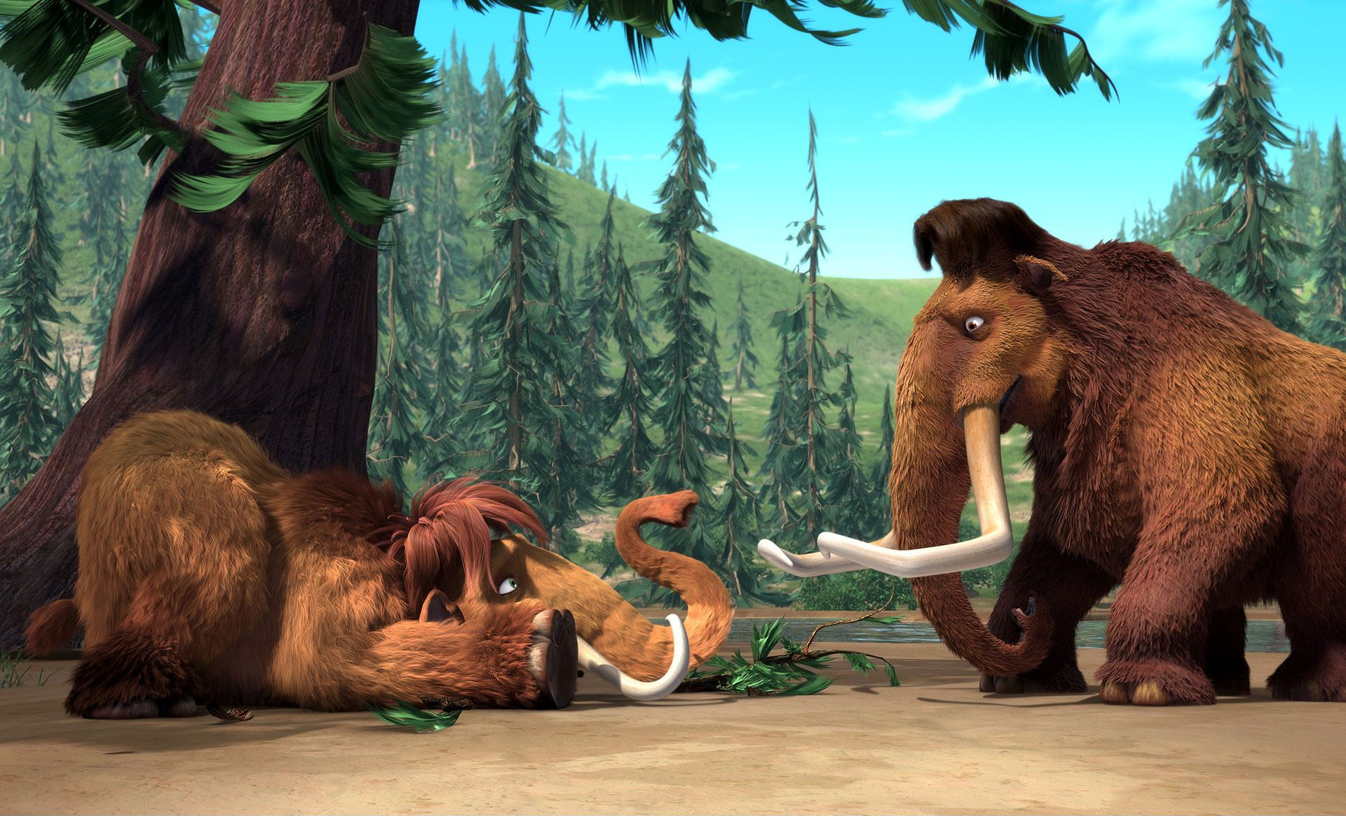 Manny and Ellie, Ice Age Wallpaper, 1920x1170 HD Desktop