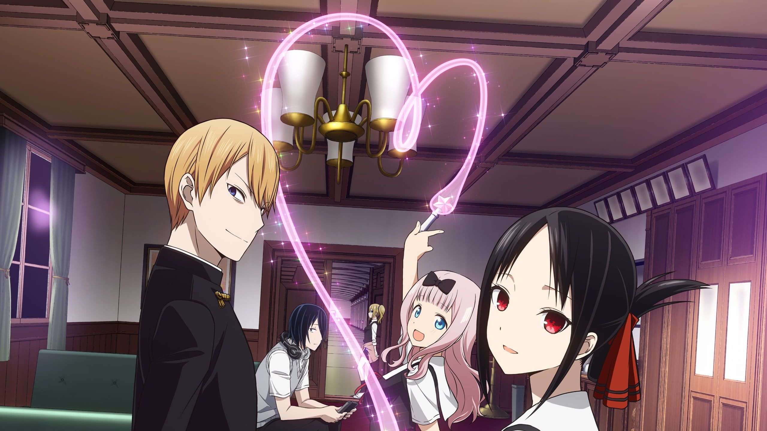 Kaguya-sama, Love is War, Anime wallpaper, HD desktop, 2560x1440 HD Desktop
