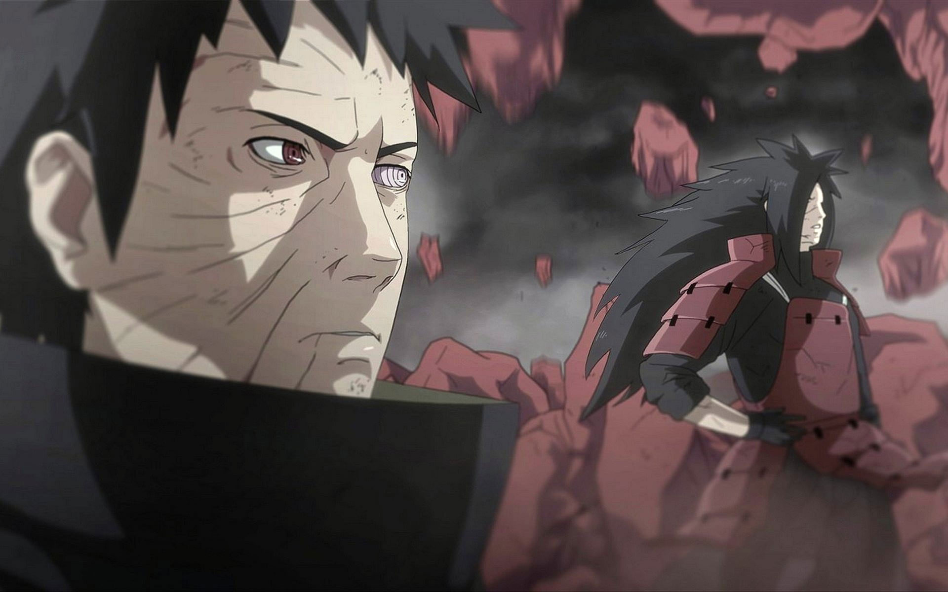 Obito Uchiha, Madara Uchiha, Rinnegan, HD Desktop wallpaper
