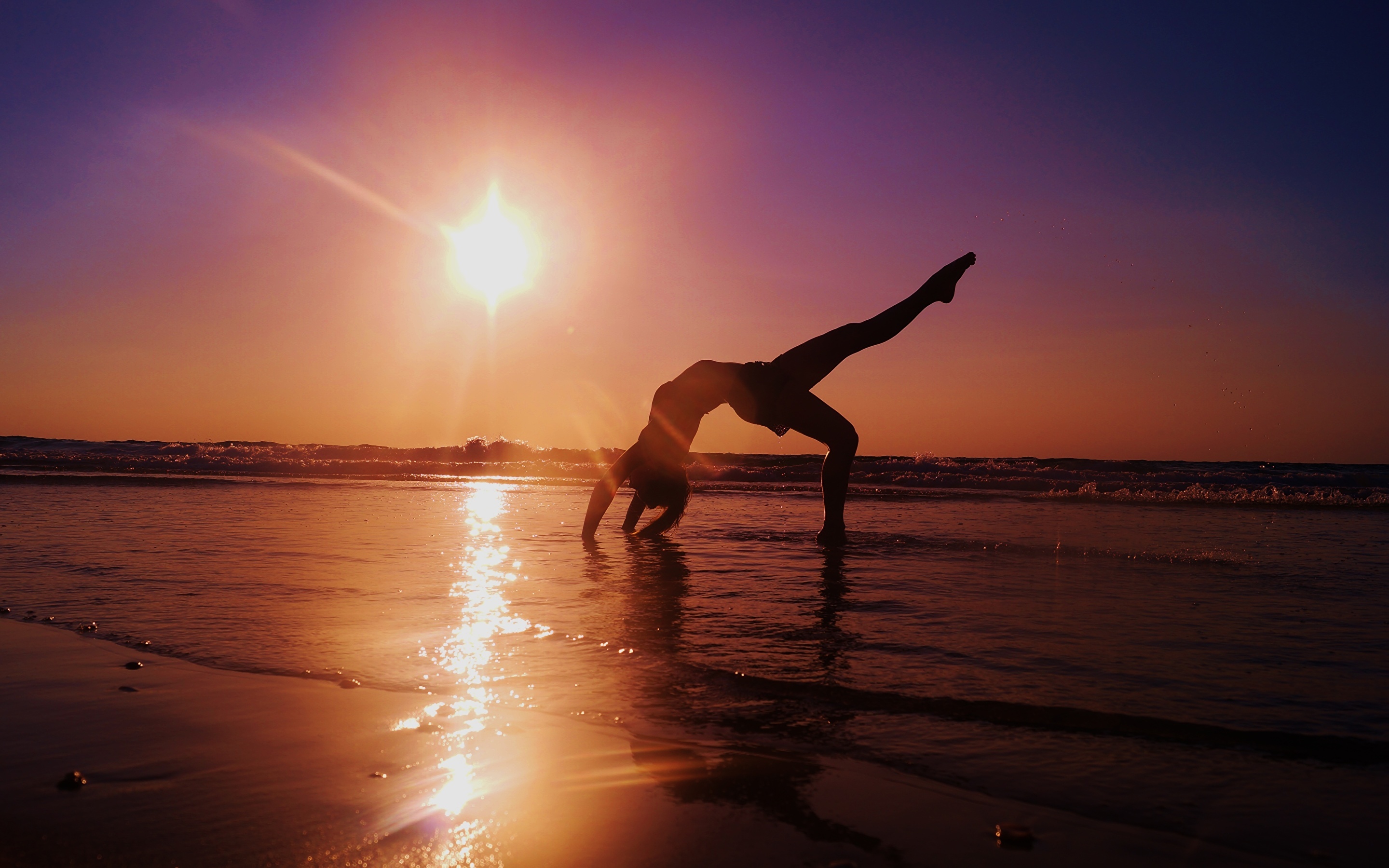 Gymnastics sunset wallpapers, Sunset wallpapers, Gymnastics wallpapers, 2880x1800 HD Desktop