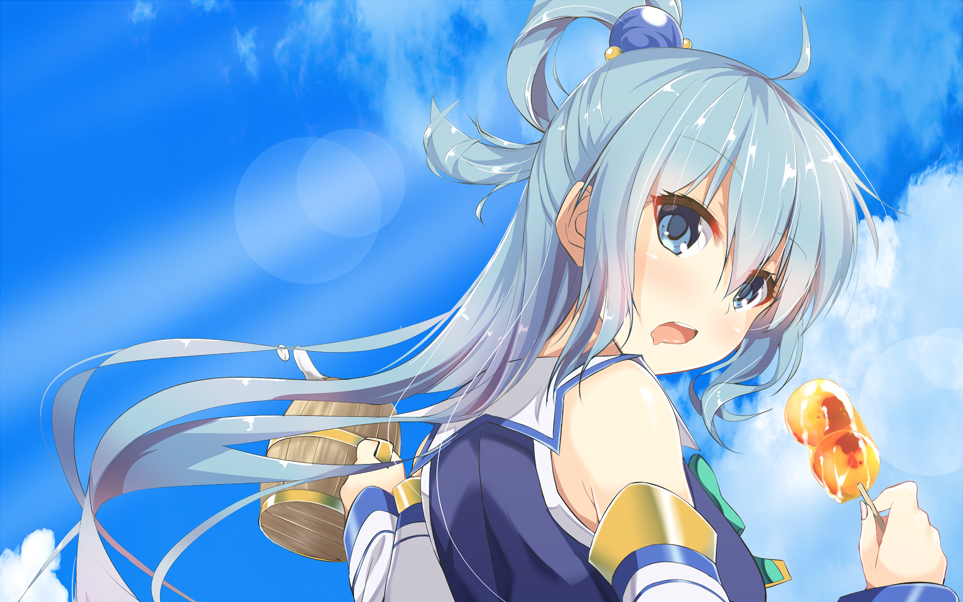 KonoSuba, God's Blessing, Wonderful World, Aqua, 1920x1200 HD Desktop