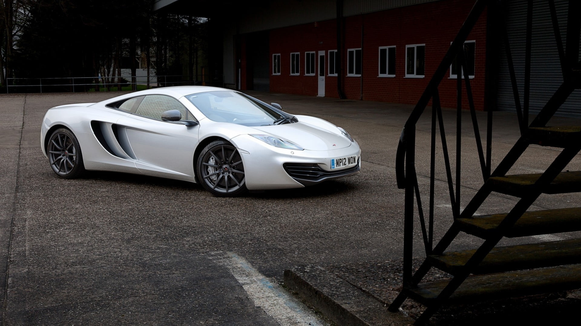 McLaren 12C, White car, High-definition wallpaper, Automotive excellence, 1920x1080 Full HD Desktop