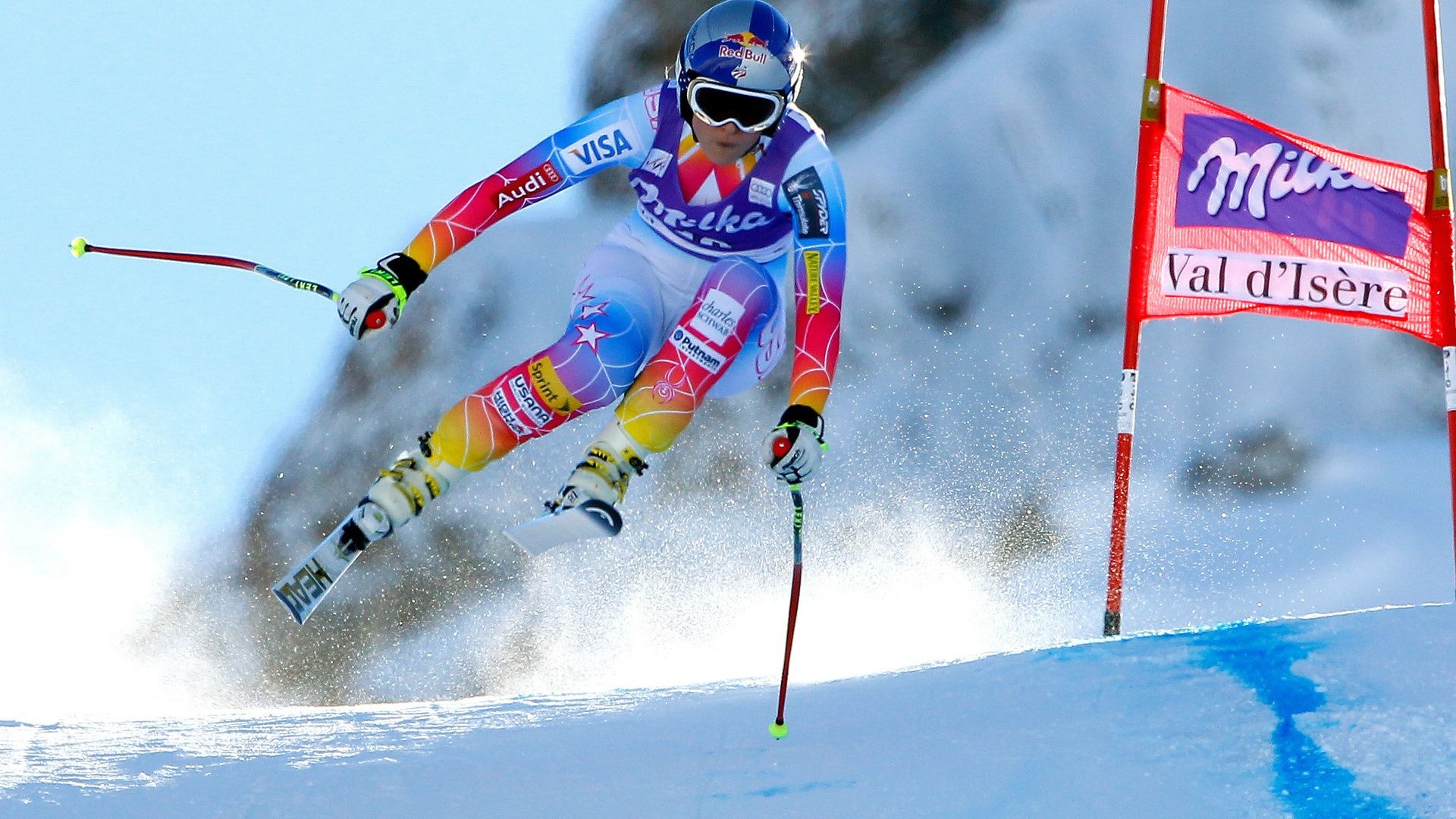 Ski racing wallpapers, Dynamic sport, Skiing backgrounds, Sports enthusiast, 1920x1080 Full HD Desktop