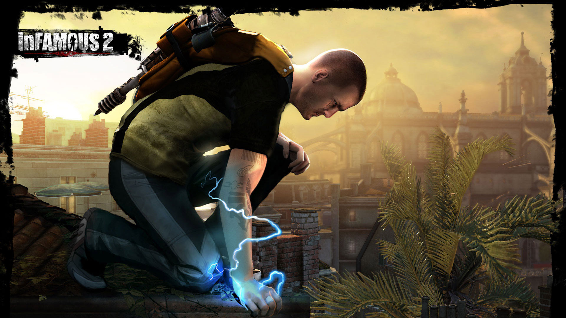 InFAMOUS 2, Free-roaming excitement, Open-world adventure, Urban exploration, 1920x1080 Full HD Desktop