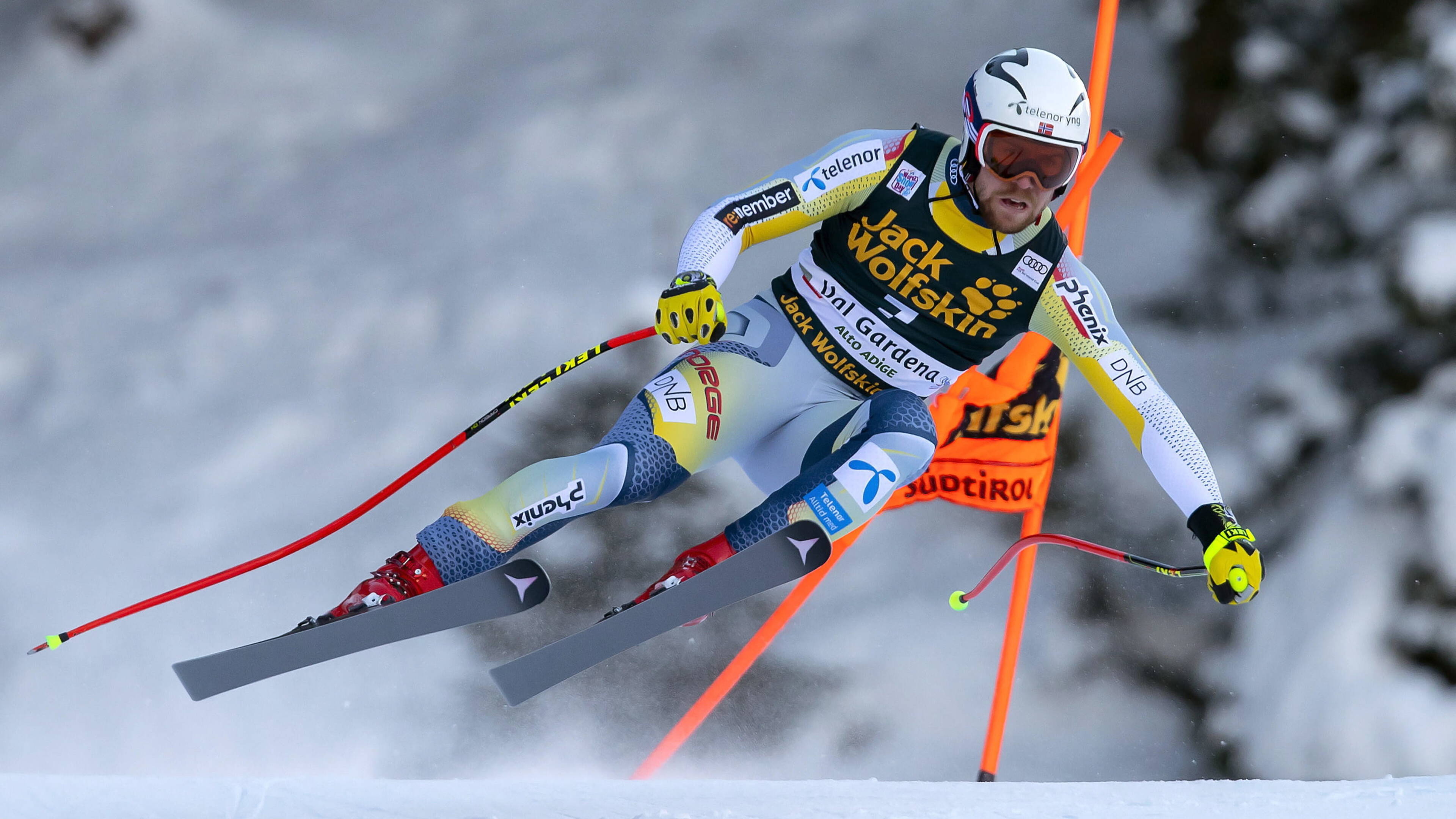 Aleksander Aamodt Kilde, Val Gardena win, 3840x2160 4K Desktop