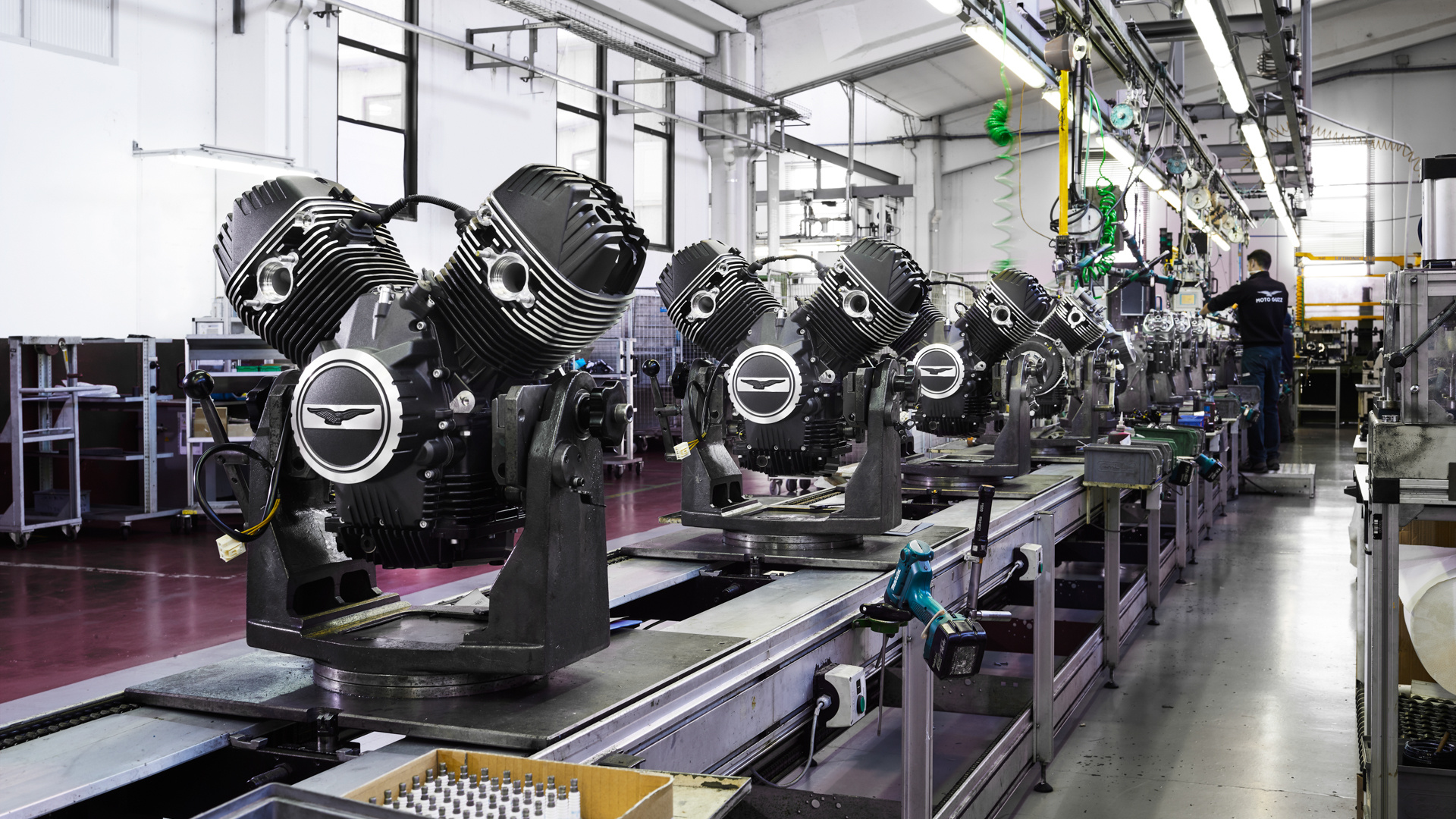 Assembly Line, Moto Guzzi Wallpaper, 1920x1080 Full HD Desktop