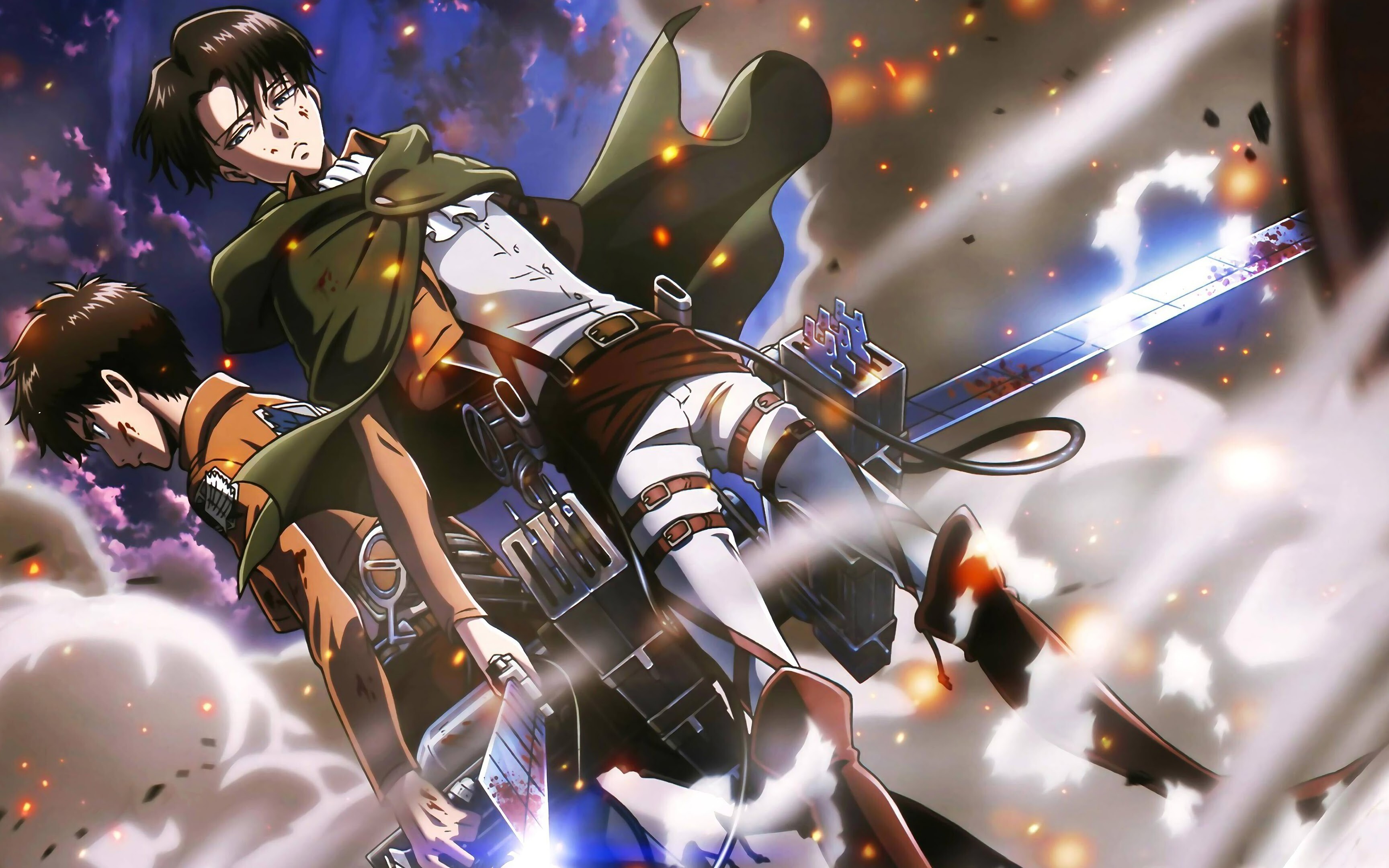Attack on Titan, Fans' wallpapers, Aot fanbase, Dedicated artworks, 3460x2160 HD Desktop