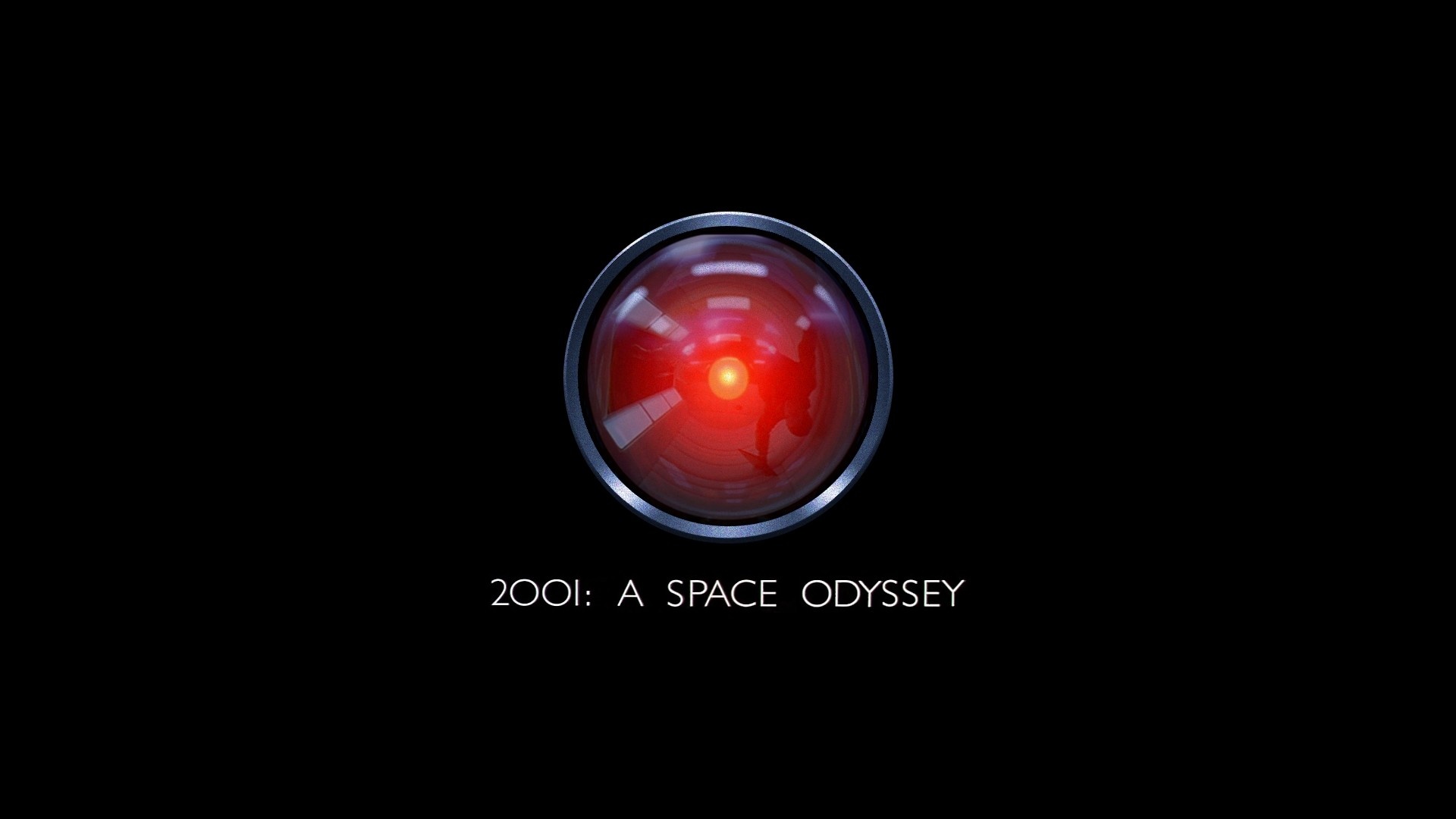 HAL display, Interface design, Enigmatic film, Red visual, Sci-fi impact, 1920x1080 Full HD Desktop