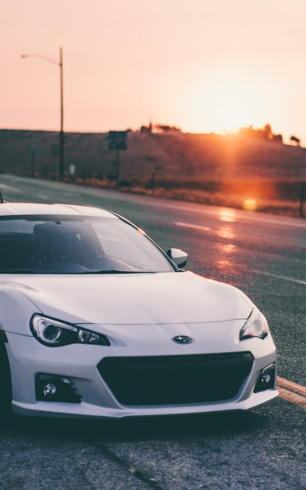 Free Download, 3840x2160 Subaru BRZ, Sunset, 4K Ultra, 1200x1920 HD Phone