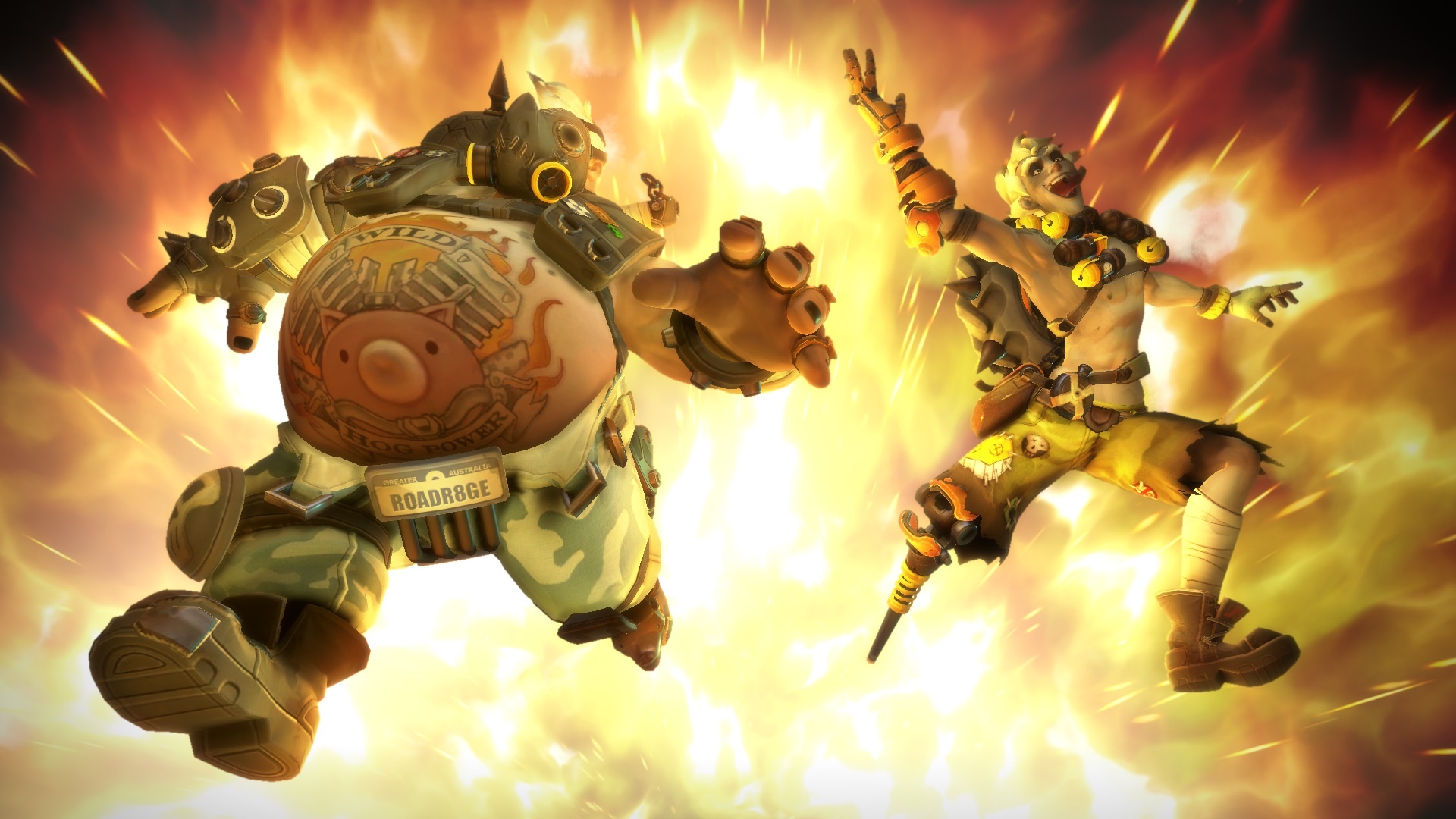 Overwatch comic, Junkrat and Roadhog, eSports news, Entertaining storyline, 1920x1080 Full HD Desktop