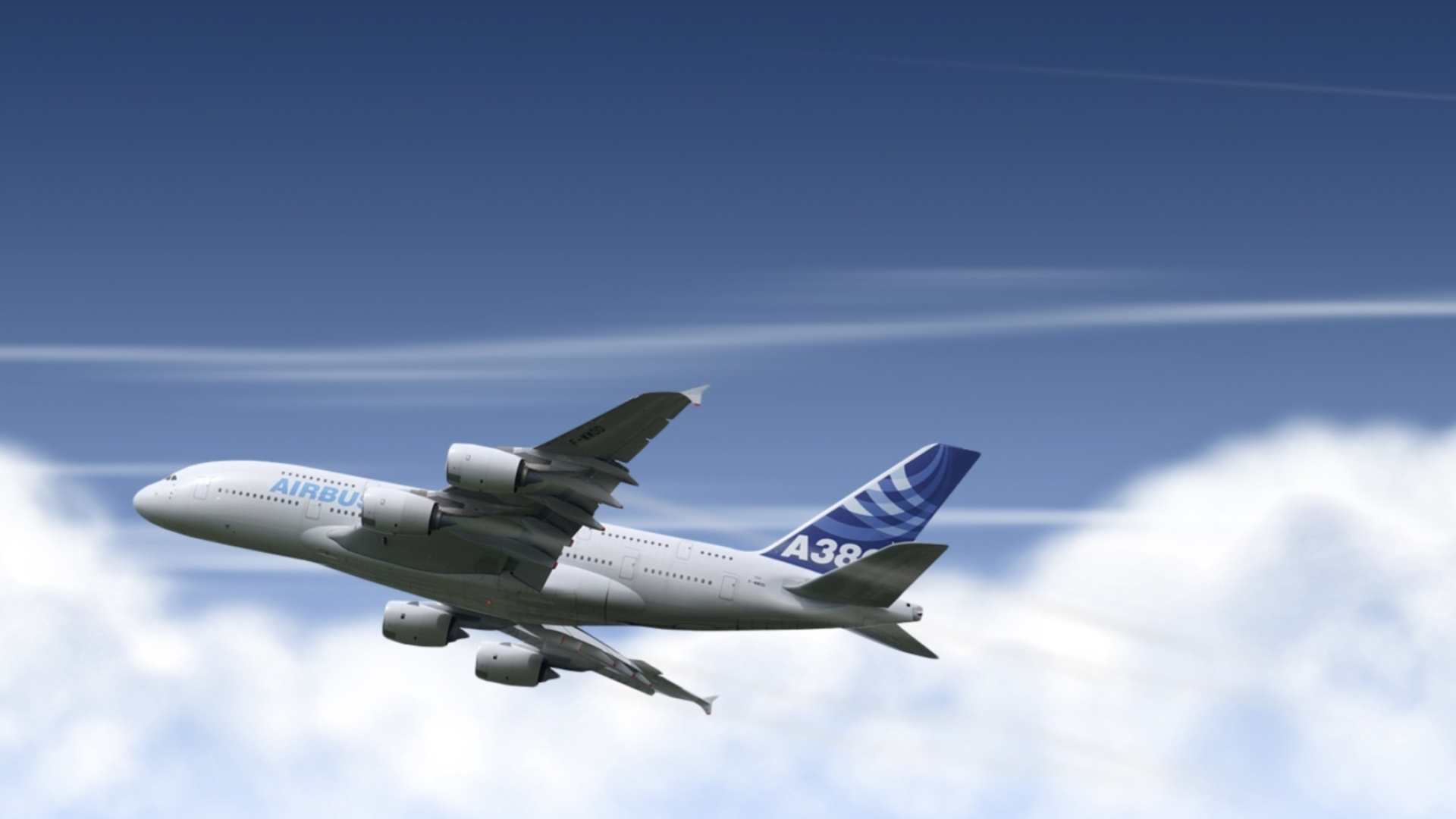 Airbus A380 4 wallpaper - Aircraft wallpapers - #33892 1920x1080