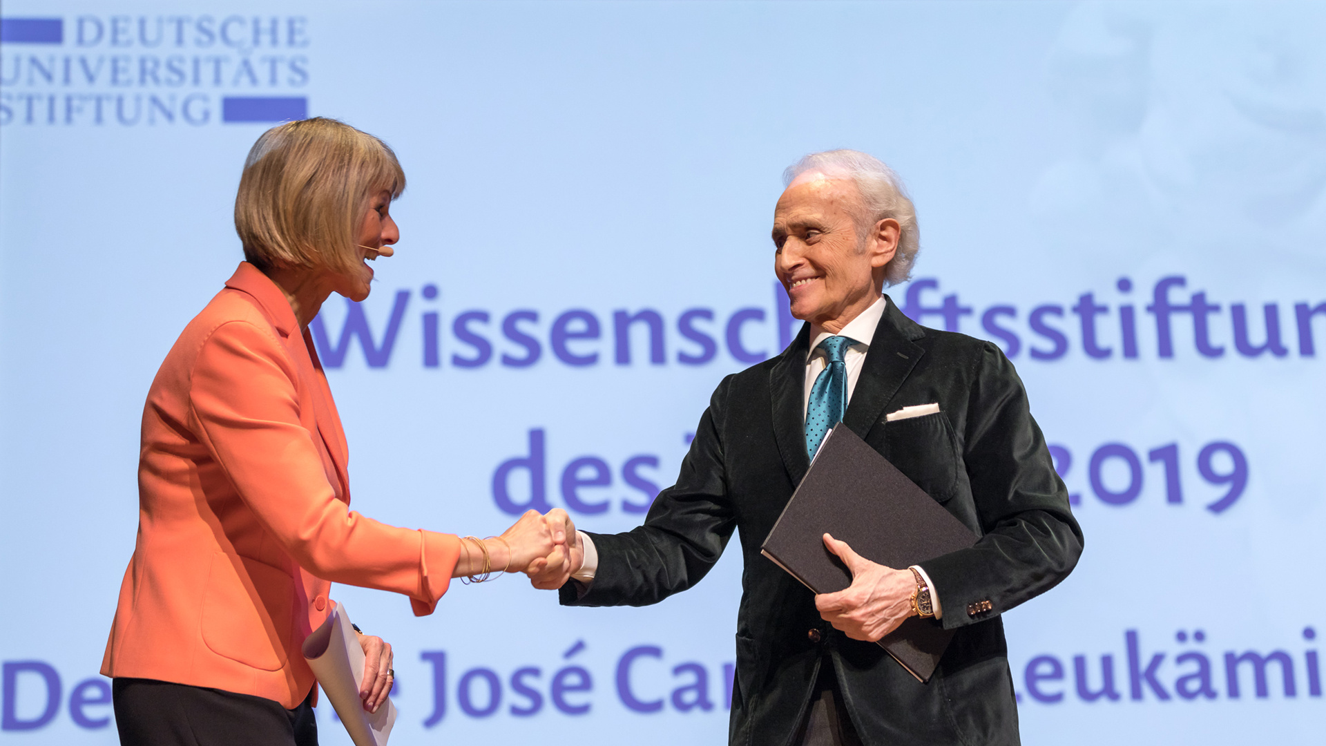 Leukmie Stiftung, Wissenschaftsstiftung, Ausgezeichnet, Jose Carreras, 1920x1080 Full HD Desktop