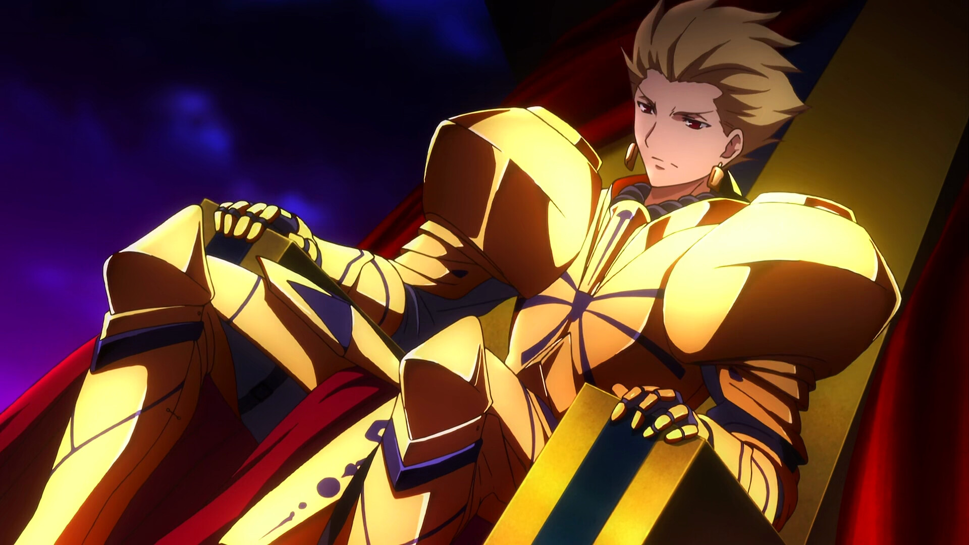 Gilgamesh, Fate/Stay Night, Anime art, Fate zero, 1920x1080 Full HD Desktop